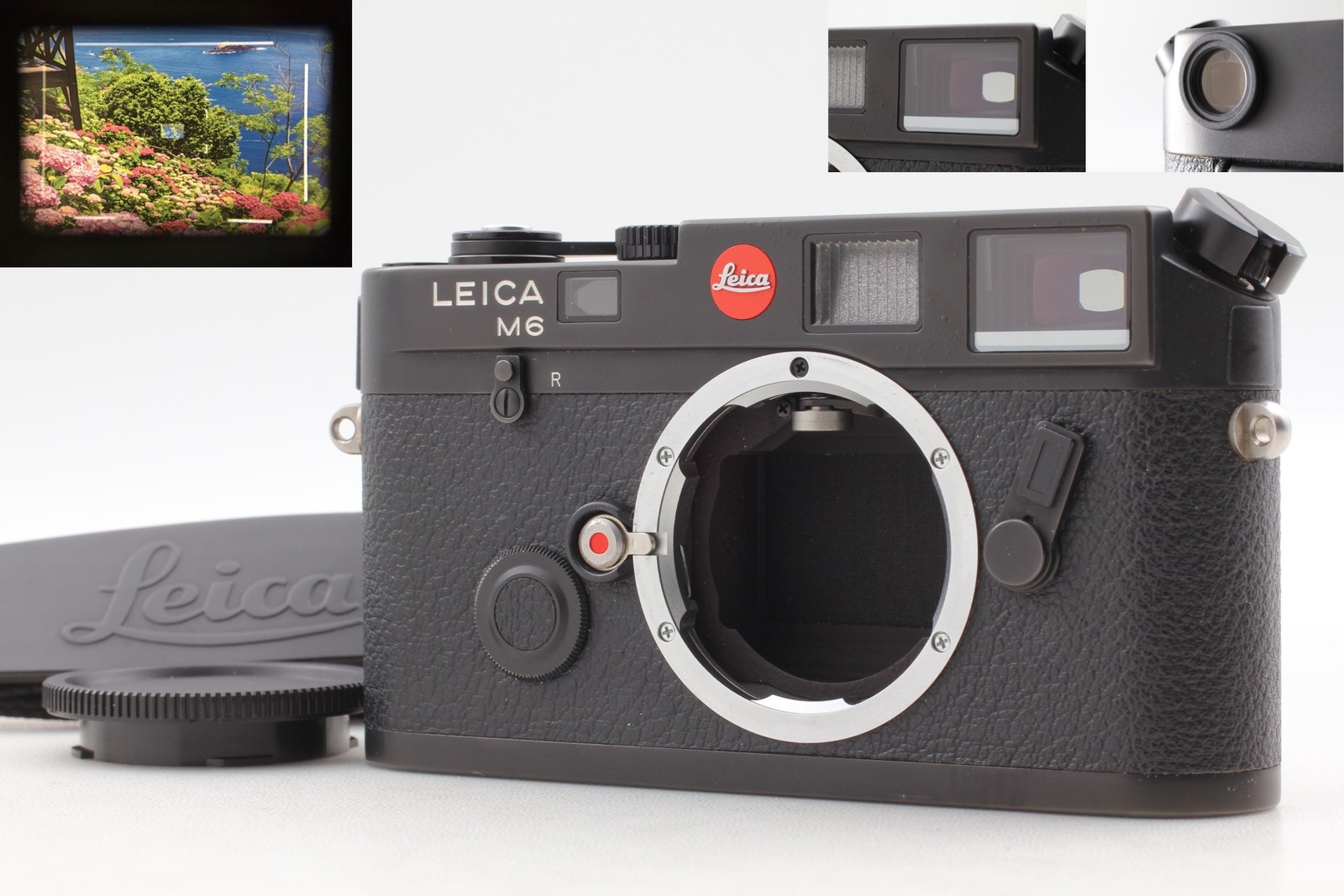 [N MINT/ Strap] Leica M6 Black 0.72 Non TTL 35mm SLR Film Camera Body From JAPAN