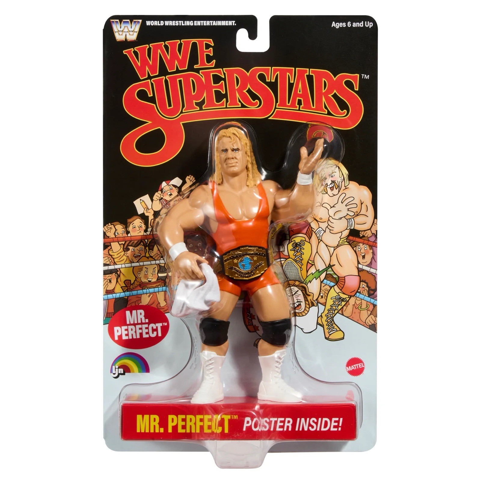 Mr. Perfect Mattel LJN WWE Superstars Black Card Chase Edition Mr. Perfect Mattel LJN WWE Superstars Black Card Chase Edition