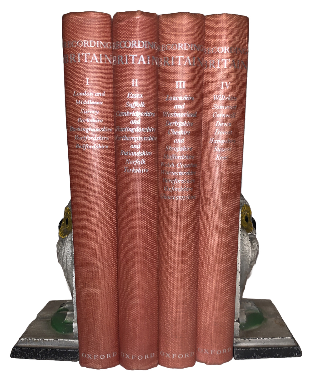 RECORDING BRITAIN, OXFORD UNIVERSITY PRESS, 1946, 1st Ed, 4 VOLUME SET COMPLETE RECORDING BRITAIN, OXFORD UNIVERSITY PRESS, 1946, 1st Ed, 4 VOLUME SET COMPLETE