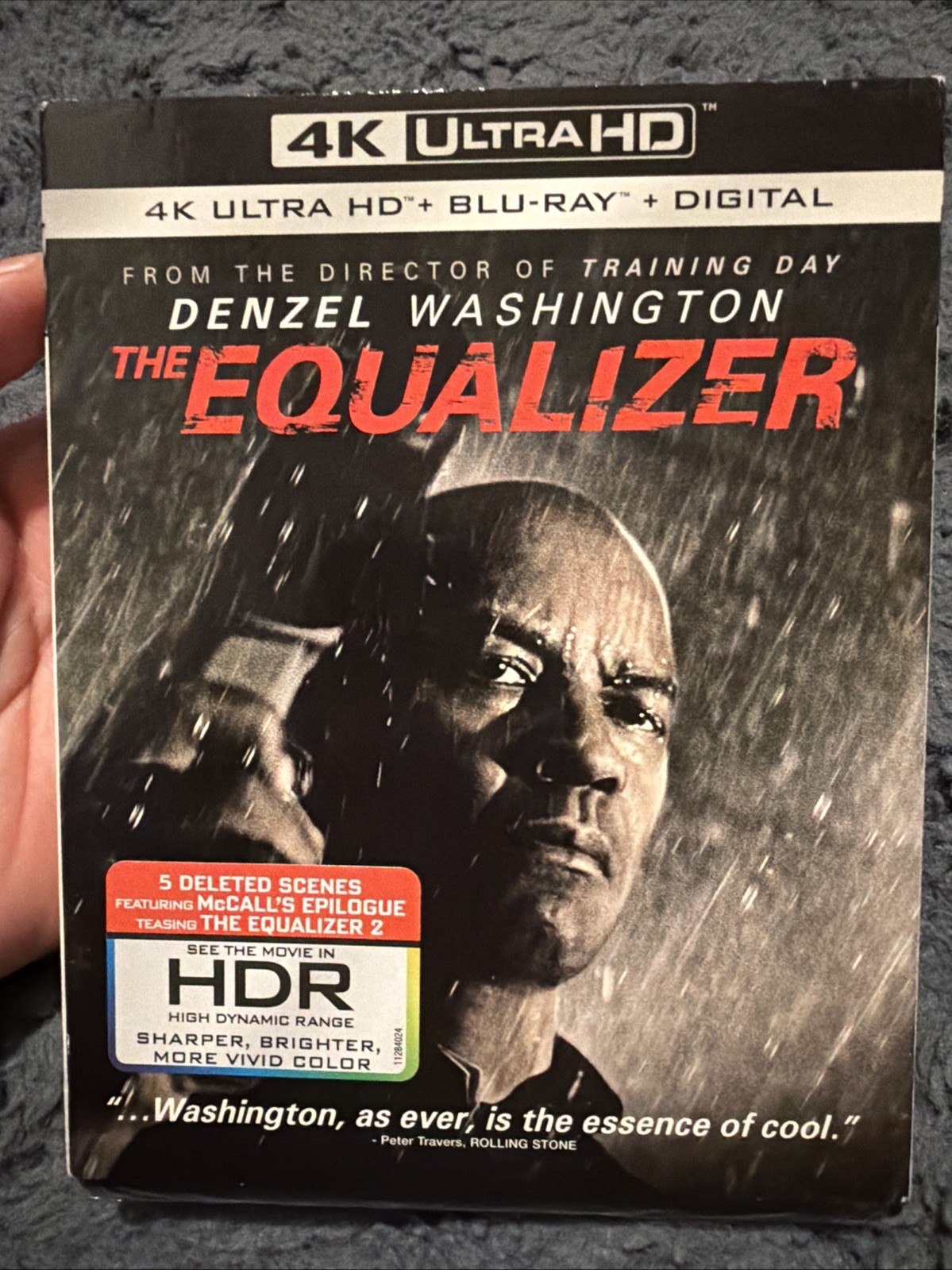 The Equalizer 4K Ultra HD Blu Ray 2-Disc US Release w/ SLIPCOVER 2014 A-1925