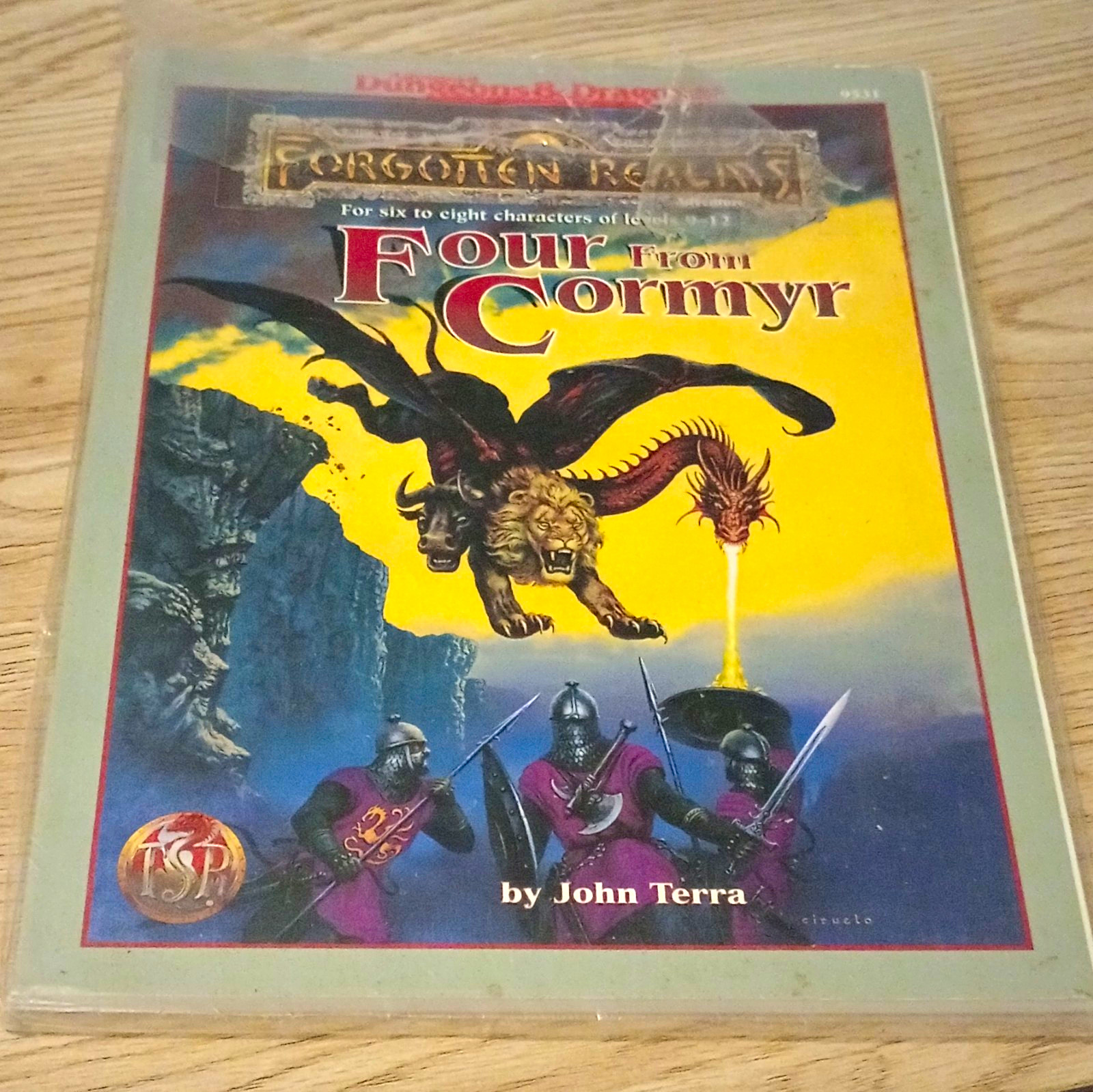 TSR AD&D Forgotten Realms Four From Cormyr Adventure Module 1997 9531 TSR AD&D Forgotten Realms Four From Cormyr Adventure Module 1997 9531