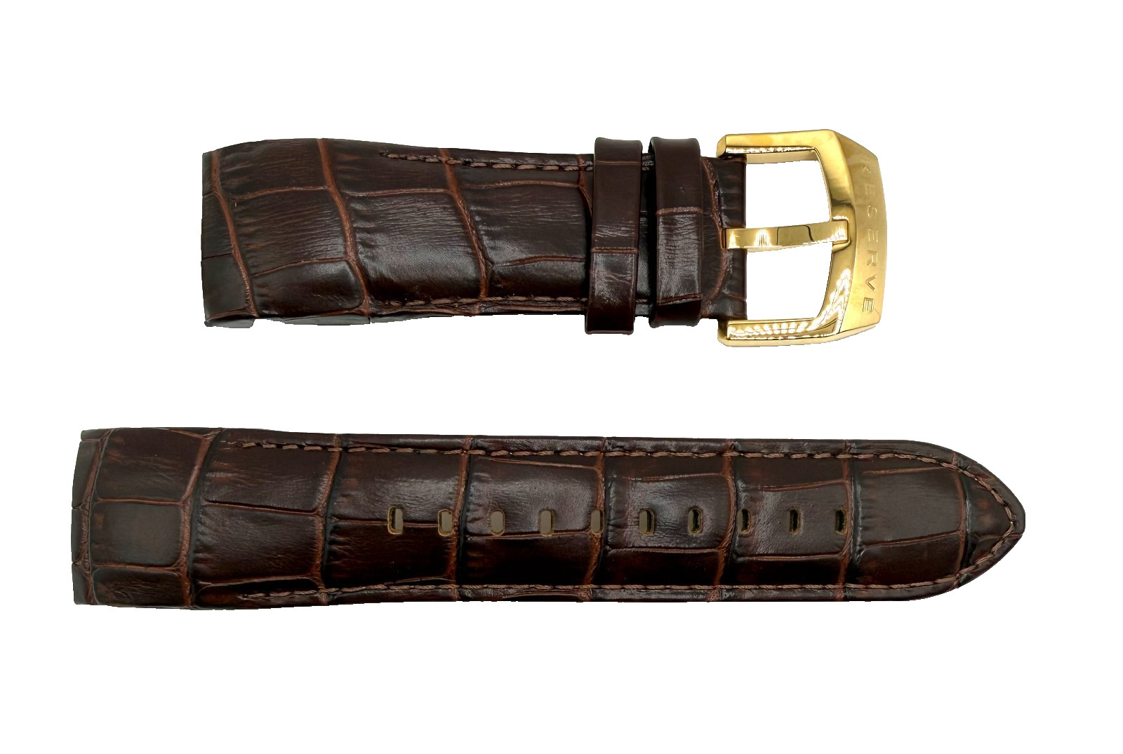 Authentic Invicta Reserve 10779 Brown Leather 26mm Watch Band