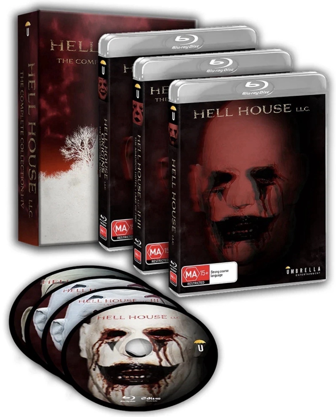 Hell House LLC Complete Collection Blu-ray Limited Boxset Umbrella US Seller NEW