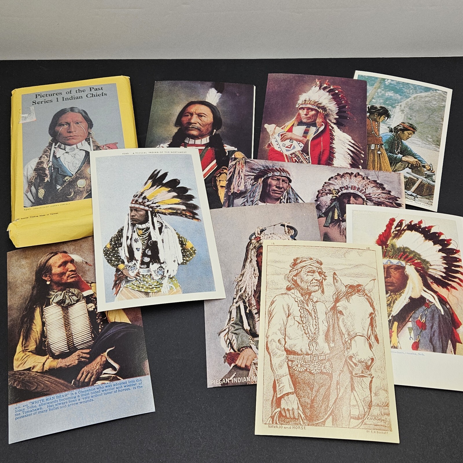 VTG Pack of 32 Native American Photos & Art Postcards Pictures of the Past Chief VTG Pack of 32 Native American Photos & Art Postcards Pictures of the Past Chief