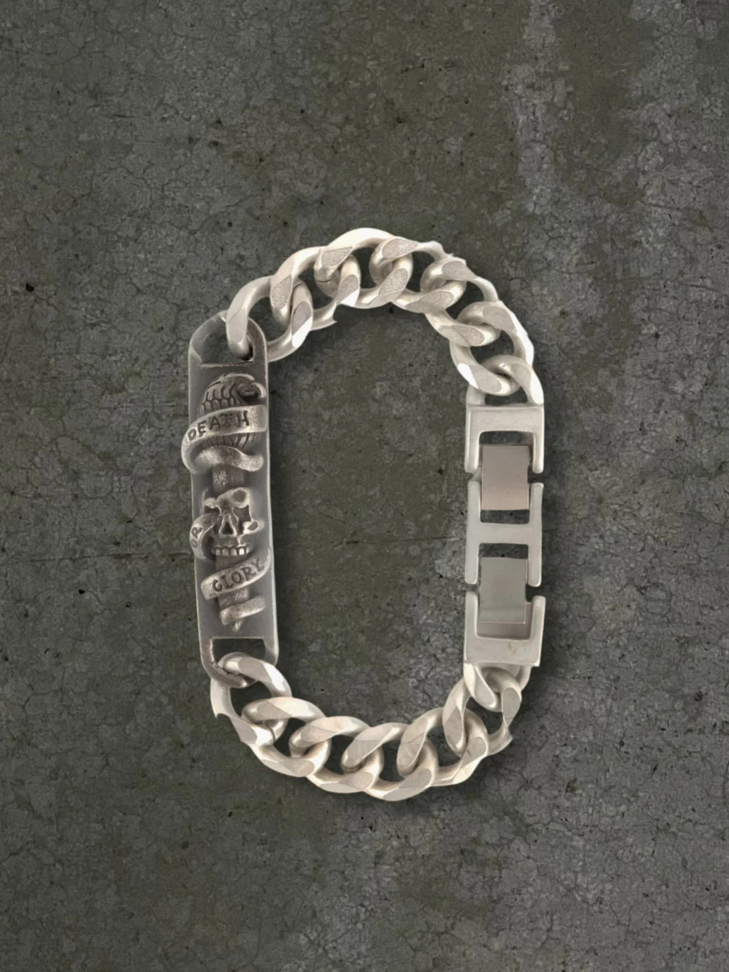 ED HARDY “Death or Glory” 8.5” STAINLESS STEEL BRACELET ED HARDY “Death or Glory” 8.5” STAINLESS STEEL BRACELET