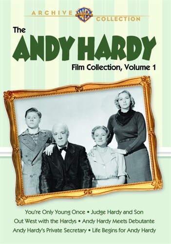 ANDY HARDY FILM COLLECTION VOLUME 1 DVD 6 Films Mickey Rooney Warner Archive