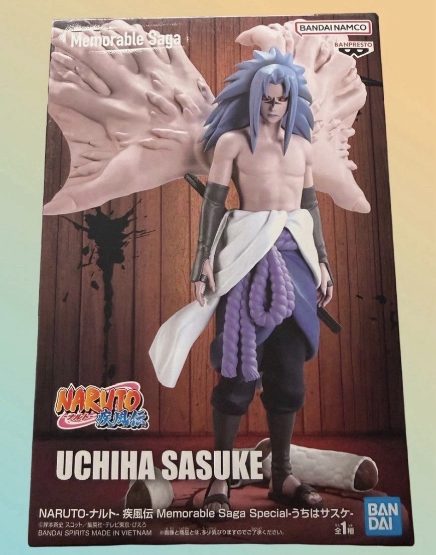 Banpresto Naruto Shippuden Memorable Saga Uchiha Sasuke Figure New - US Seller Banpresto Naruto Shippuden Memorable Saga Uchiha Sasuke Figure New - US Seller