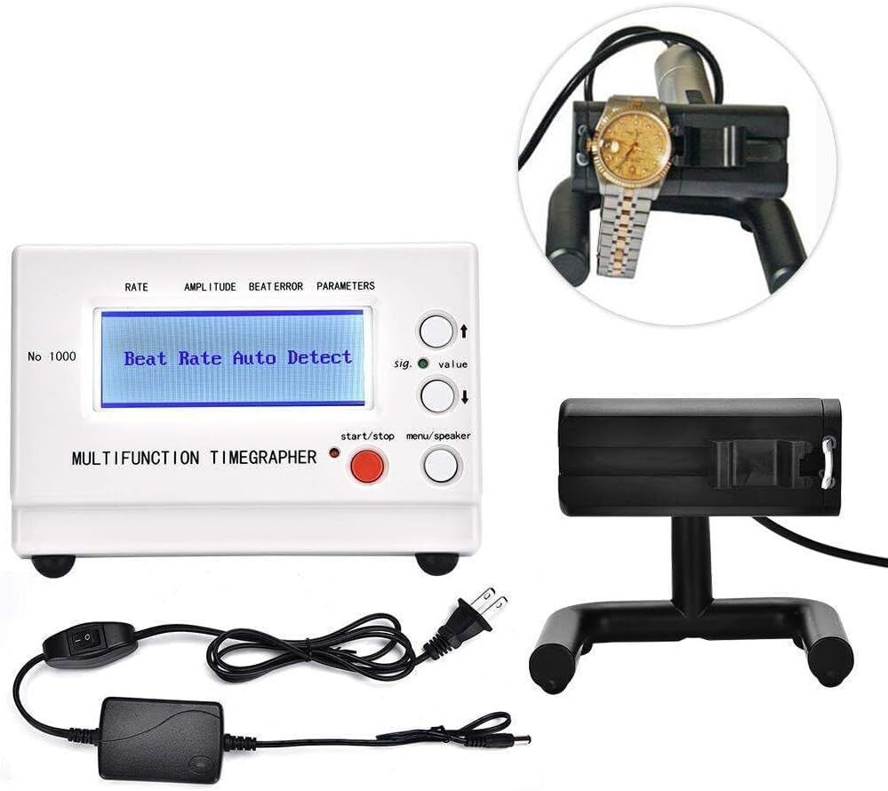 No.1000 Weishi Timegrapher Mechanical Watch Timing Machine Multifunction US Plug