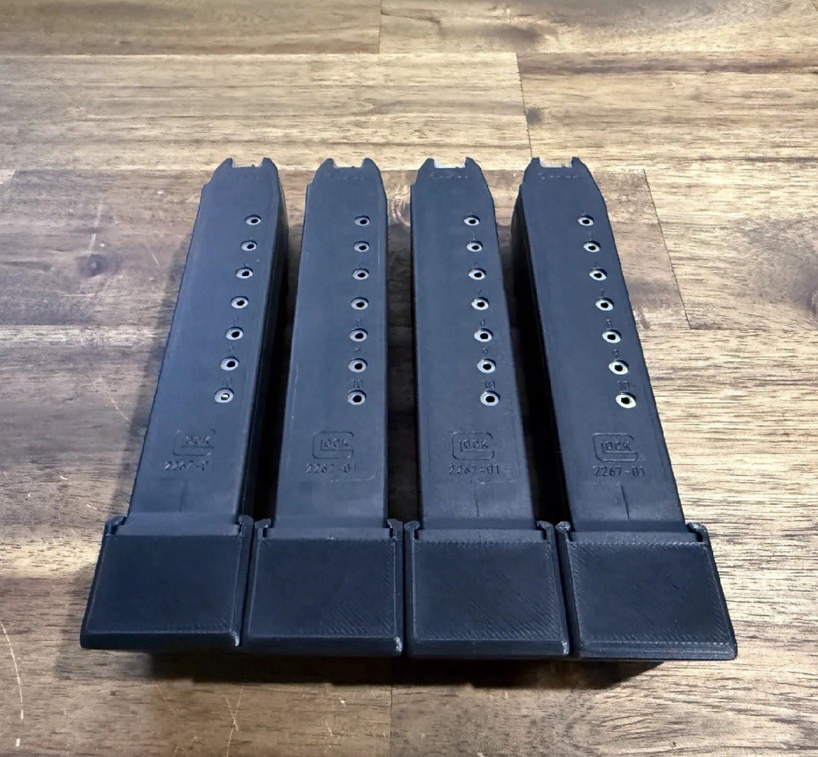 2pk OF +0 BASE PLATE FOR  GLOCK 17/19 9mm Luger 10-Round +0 BASE PLATE ADAPTER 