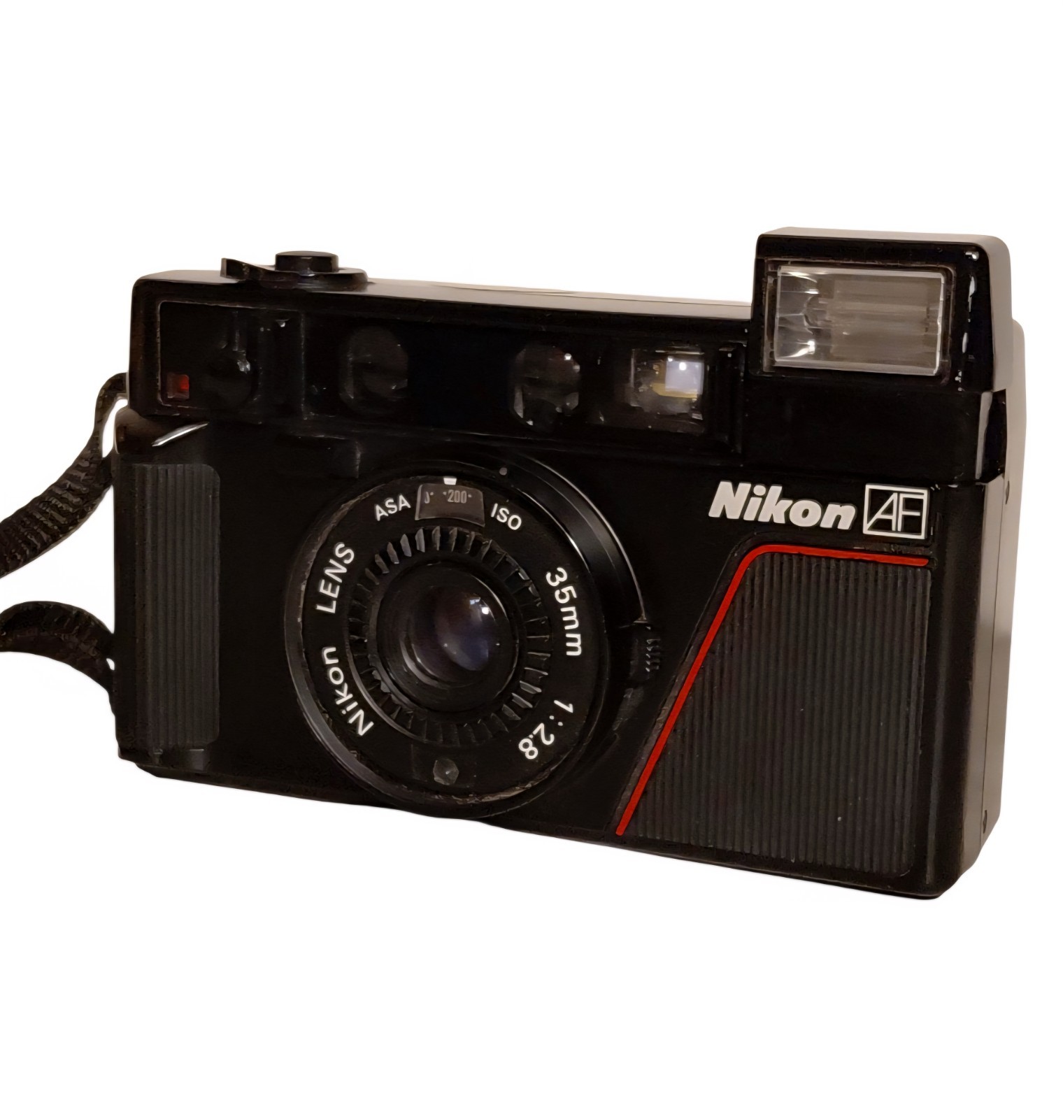Nikon L35AF L35 AF Pikaichi 35mm Point & Shoot Film Camera 1000 ISO Japan