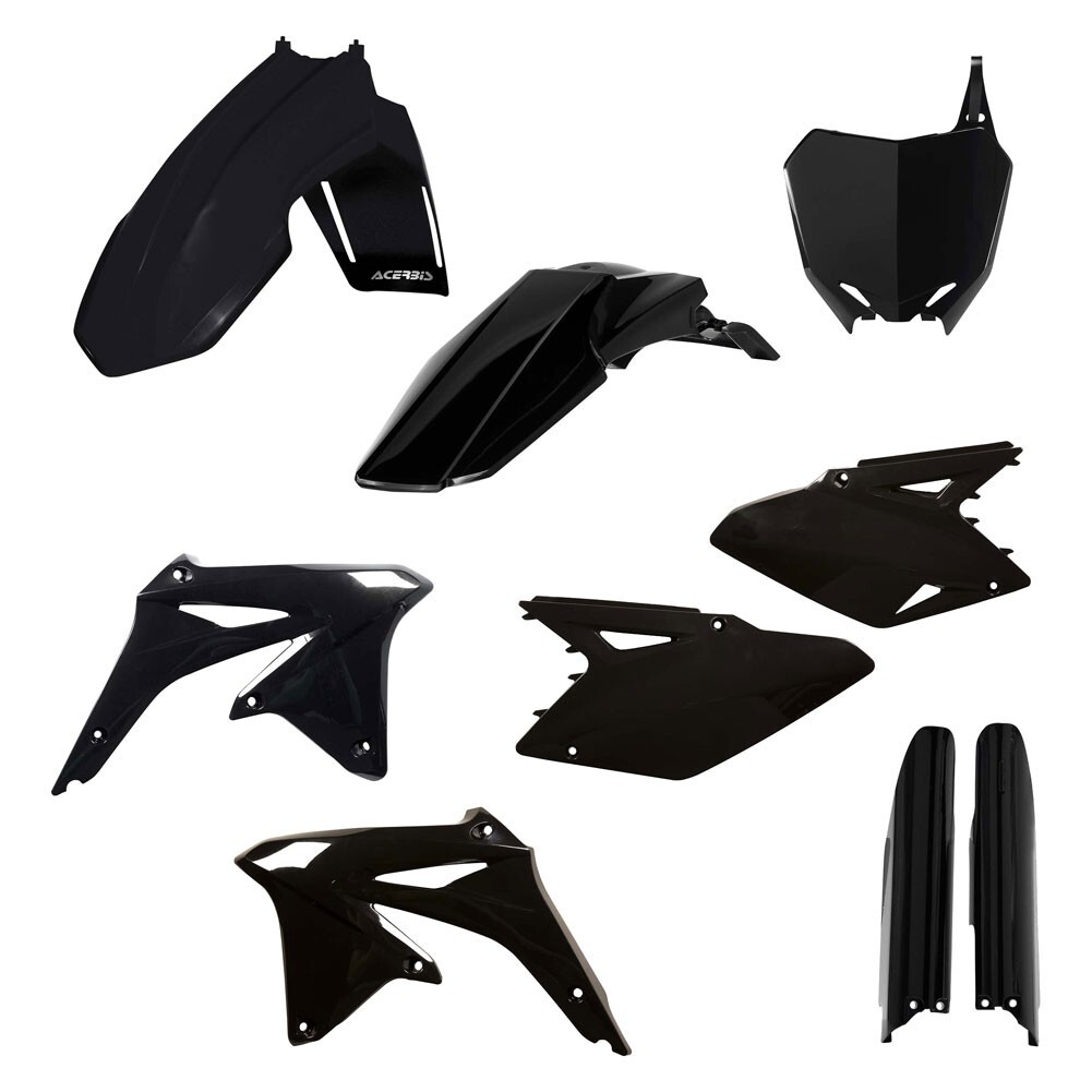 Acerbis Complete Plastic Kit Black Fits SUZUKI RMZ450 2008-2017 2198040001 Acerbis Complete Plastic Kit Black Fits SUZUKI RMZ450 2008-2017 2198040001