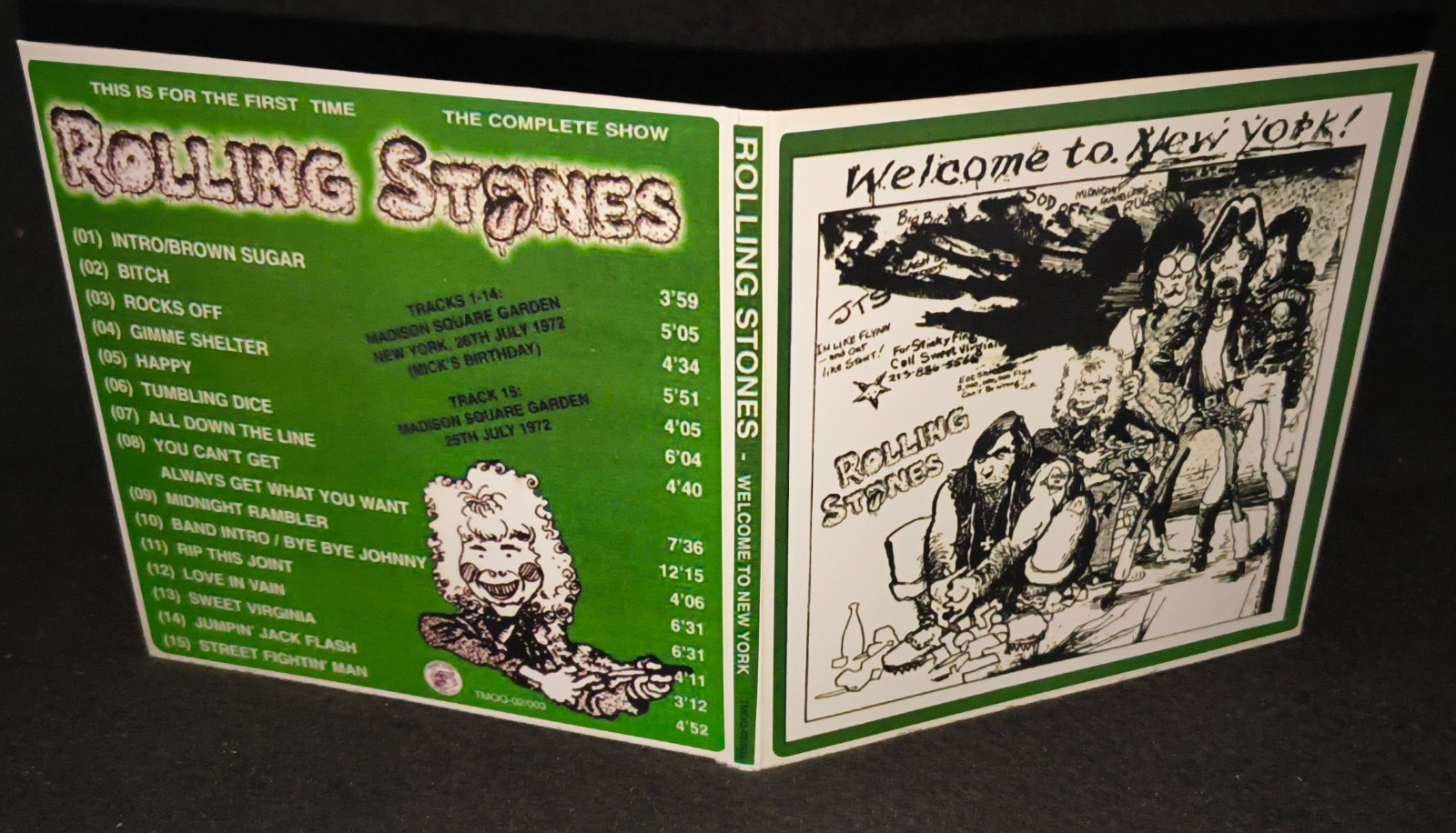The Rolling Stones New York City 1972 Gate Fold CD NEW