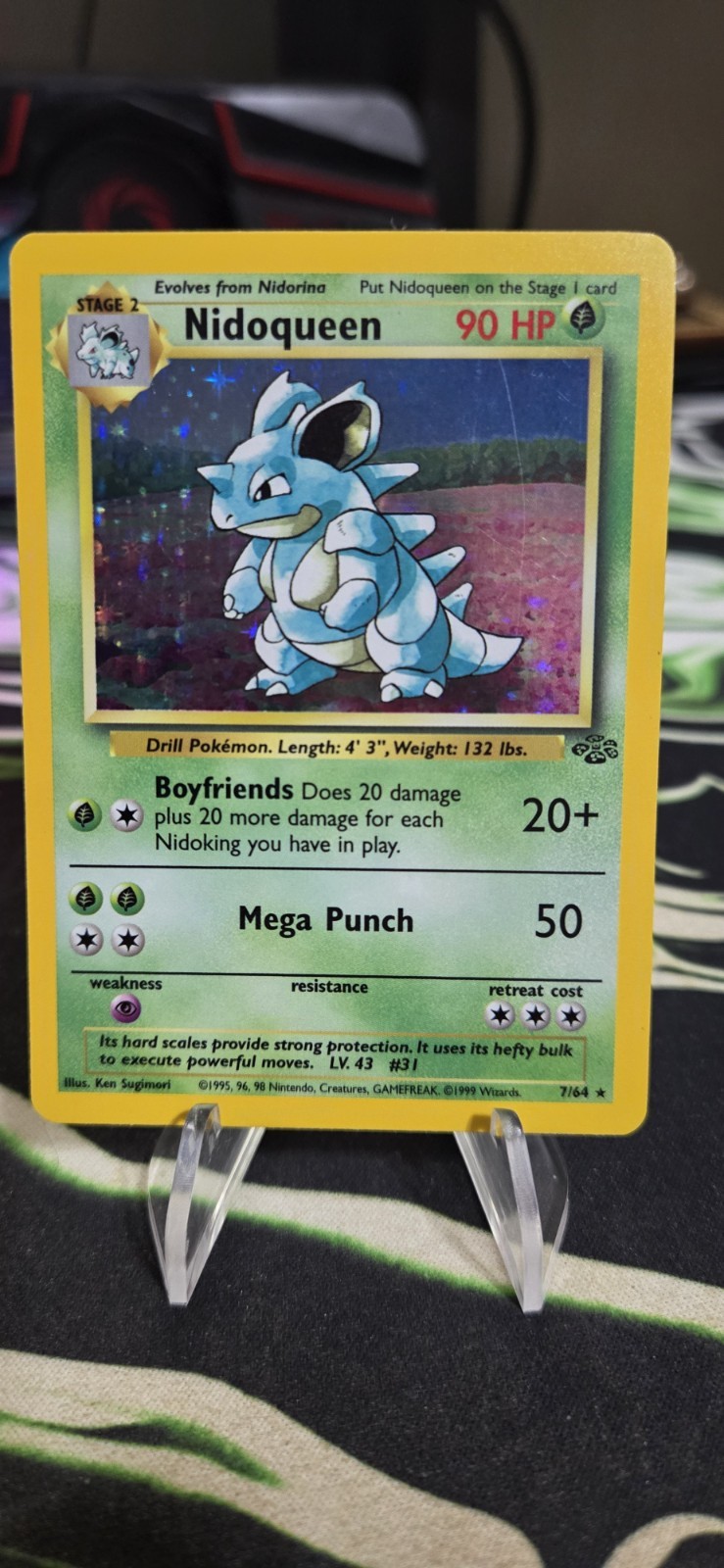 Nidoqueen 07/64 Jungle Holo NM