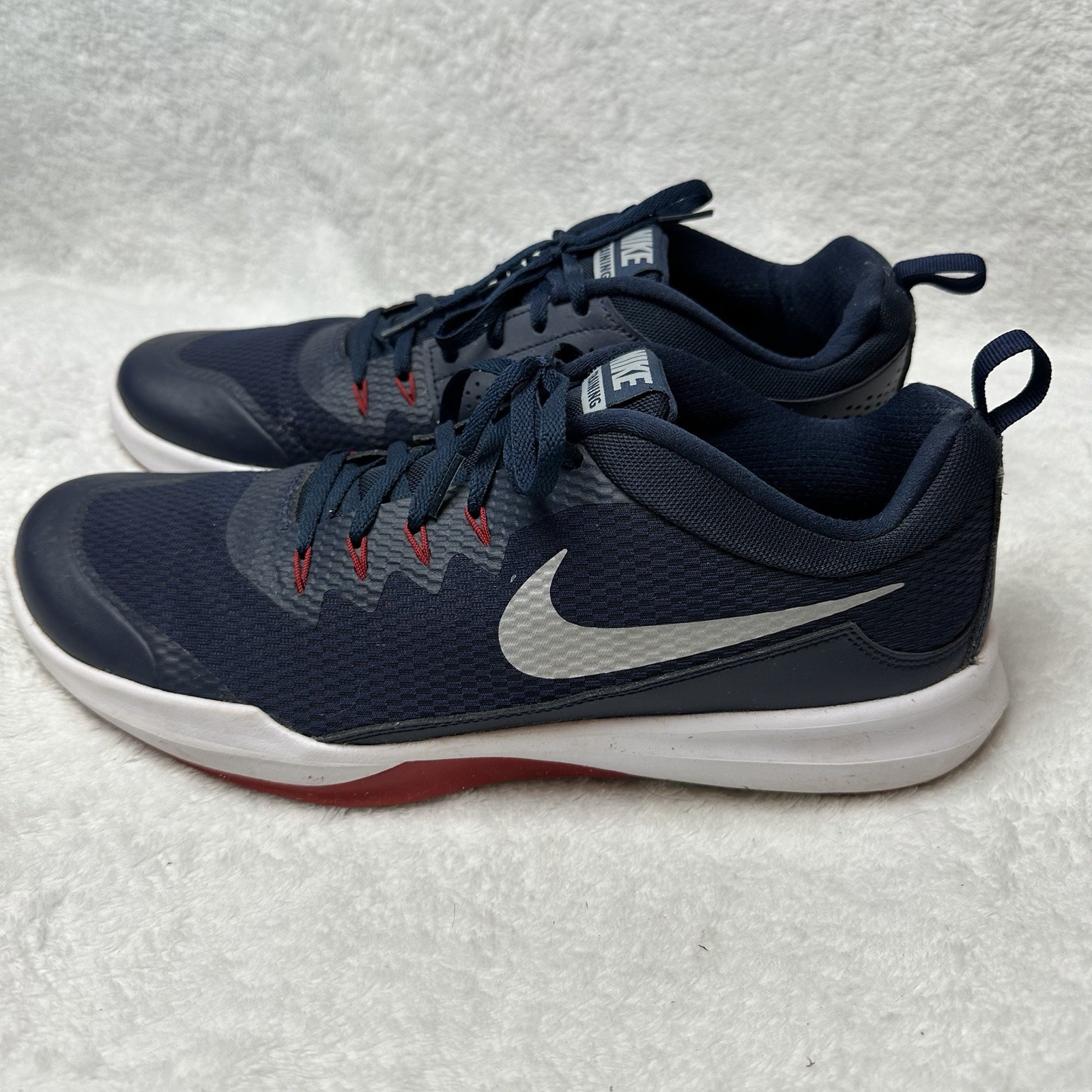 Nike Explore Strada Training Shoes Navy Red White Men’s Size 11 Sneakers