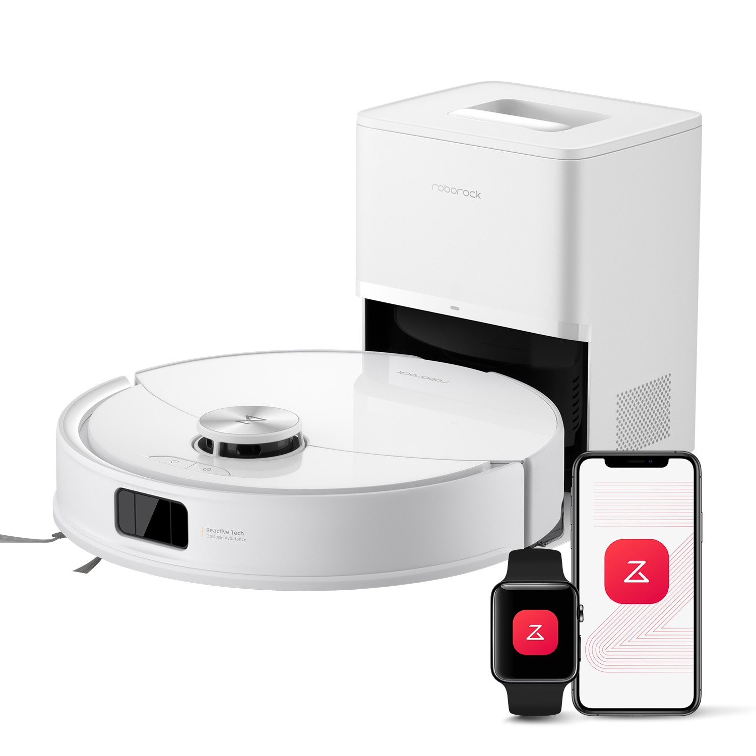 Roborock Q10 S5+ Self-Empty Robot Vacuum&Mop,Obstacle Avoidance-Certified Refurb