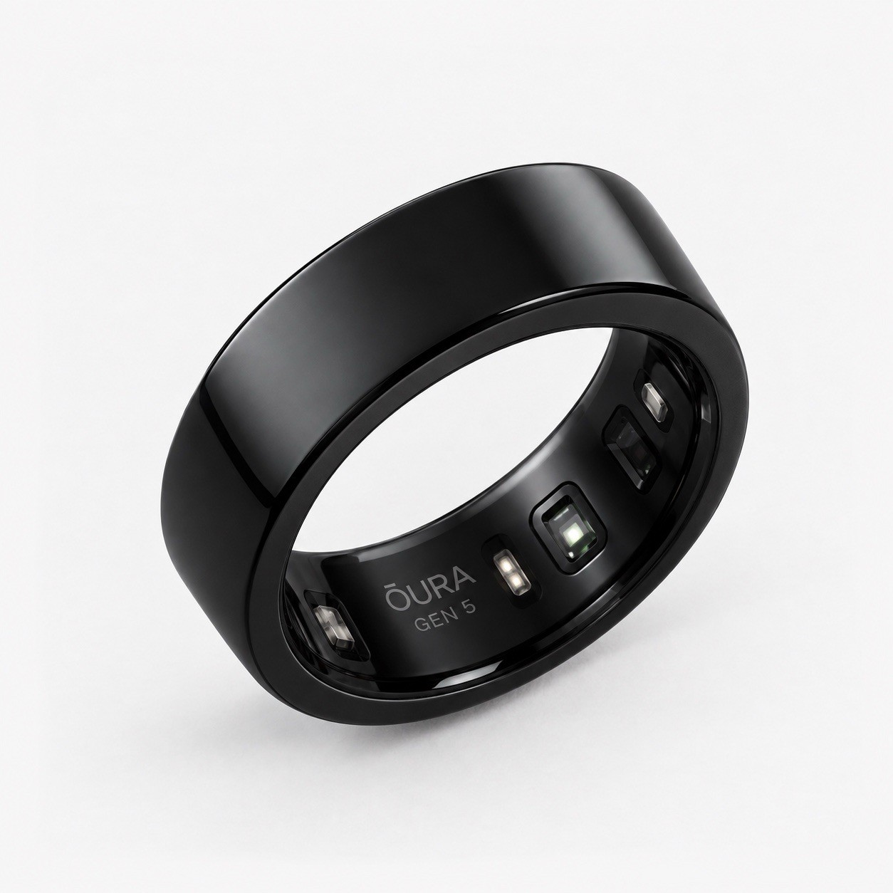 Oura Ring 5 Black Activity Tracker Smart Ring Sleep Tracking 7+ Day Battery