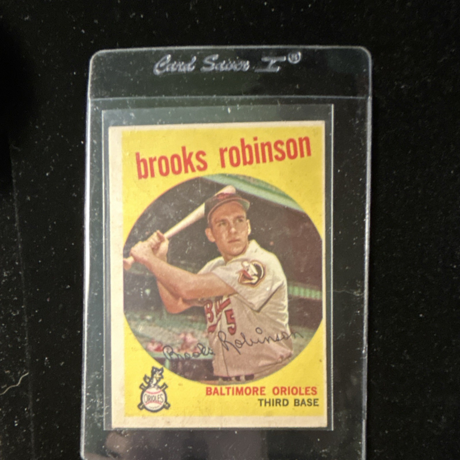 Topps 1959 Brooks Robinson Baltimore Orioles #439 Baseball Card - Excellent Topps 1959 Brooks Robinson Baltimore Orioles #439 Baseball Card - Excellent