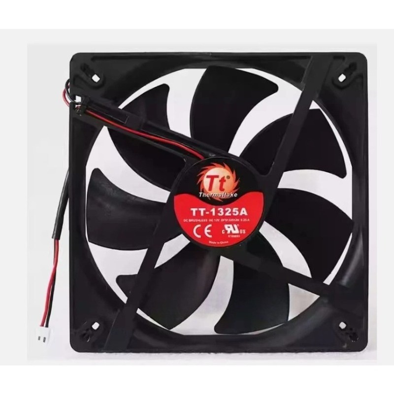 1pcs Thermaltake TT-1325A 12V 0.25A 14025 2-Wire Dual-Ball Power Supply Case Fan