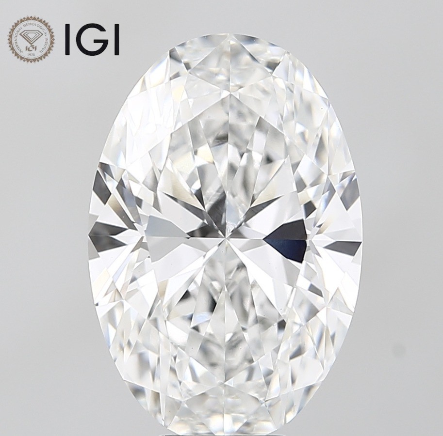 0.92 Ct Oval Cut IGI Certified Lab Grown CVD Diamond D Color VS1 Clarity Stone