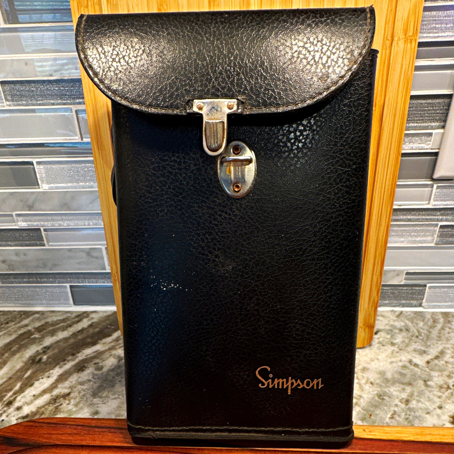 Simpson Vintage Black Bag Carrying Case ONLY for Multimeter Simpson 160 Simpson Vintage Black Bag Carrying Case ONLY for Multimeter Simpson 160