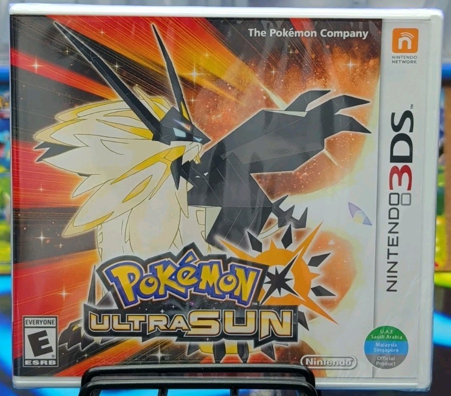 Pokemon Ultra Sun (Nintendo 2DS 3DS, 2017) Brand New Factory Sealed NIB NOS