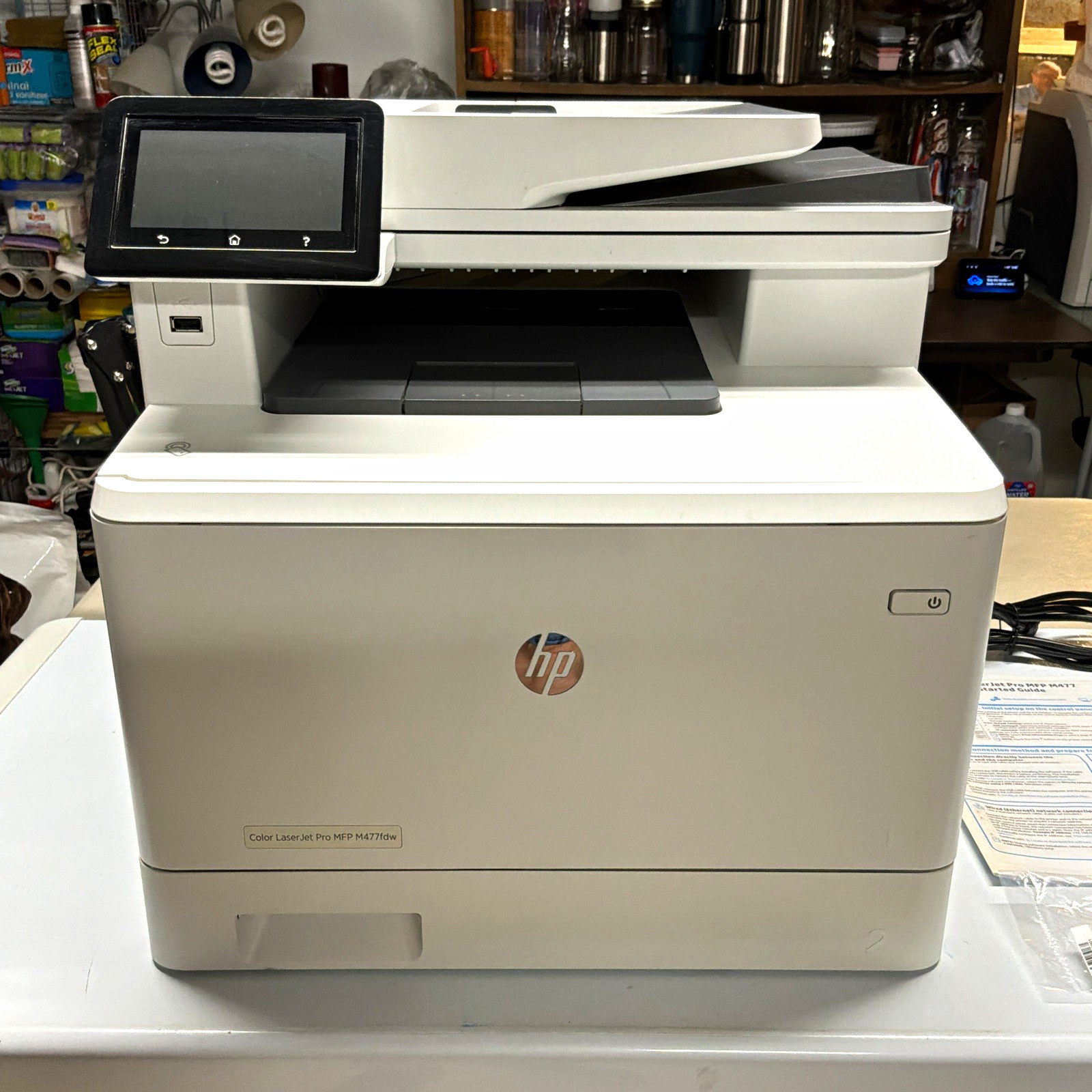 HP Color LaserJet Pro MFP M477dw Color Laser All-In-One Duplex WiFi Ethernet HP Color LaserJet Pro MFP M477dw Color Laser All-In-One Duplex WiFi Ethernet
