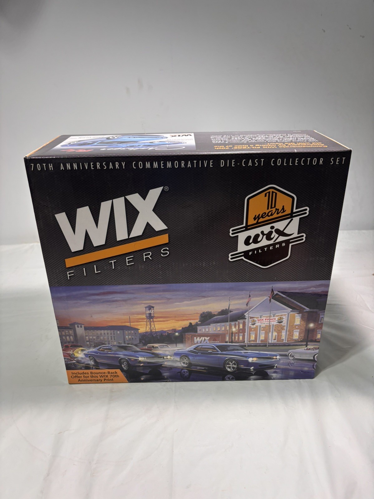WIX FILTERS 70th ANNIV. COMMEMORATIVE DIE-CAST COLLECTOR SET - 2-CAR #99170 -NIB