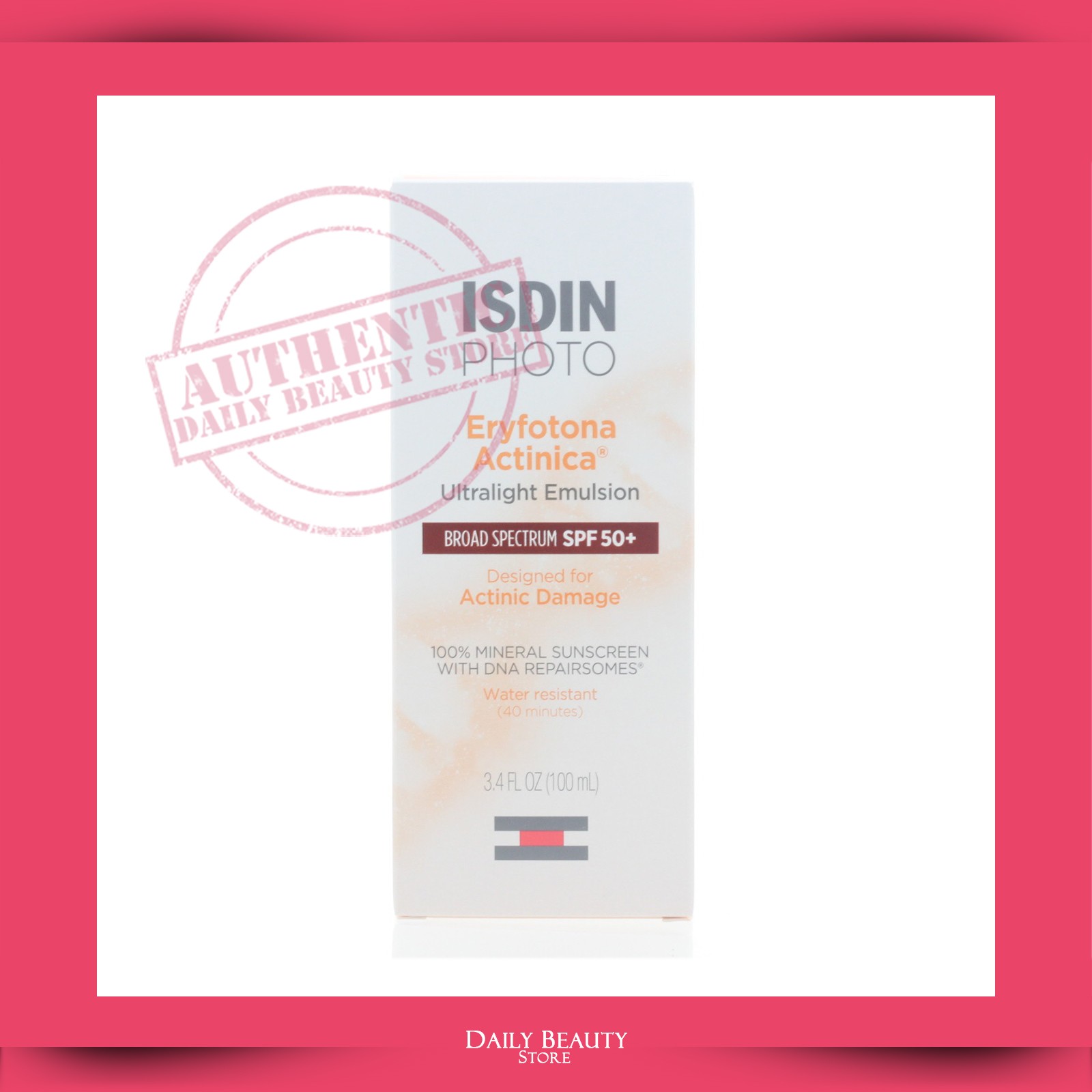 ISDIN Eryfotona Actinica Ultralight Emulsion SPF 50 100ml 3.4oz EXP 01/2029 NEW ISDIN Eryfotona Actinica Ultralight Emulsion SPF 50 100ml 3.4oz EXP 01/2029 NEW