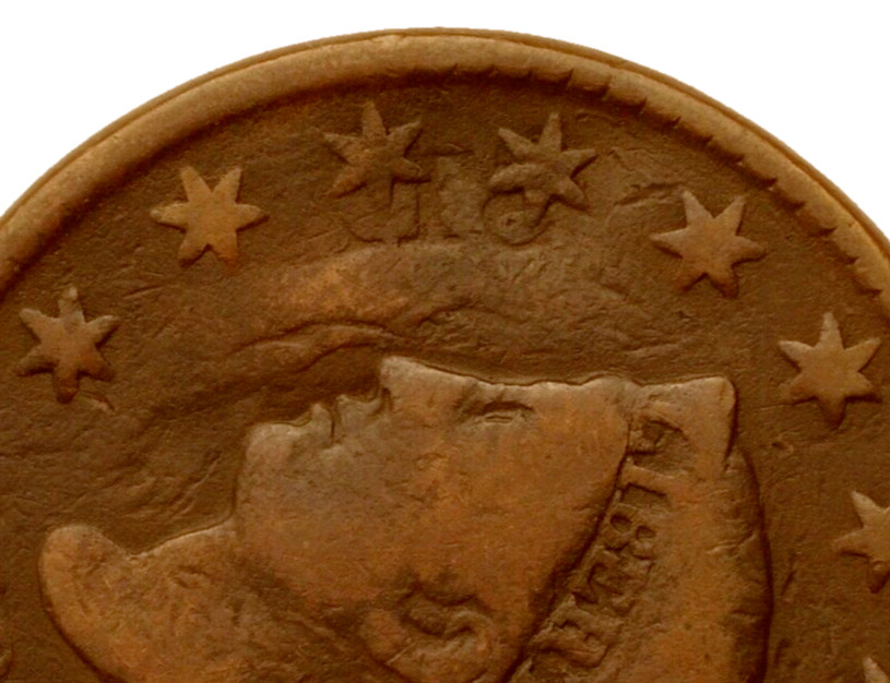 1826 Large Cent Classic Head N-7 VG INCREDIBLE ERROR Clashing 1826 Large Cent Classic Head N-7 VG INCREDIBLE ERROR Clashing