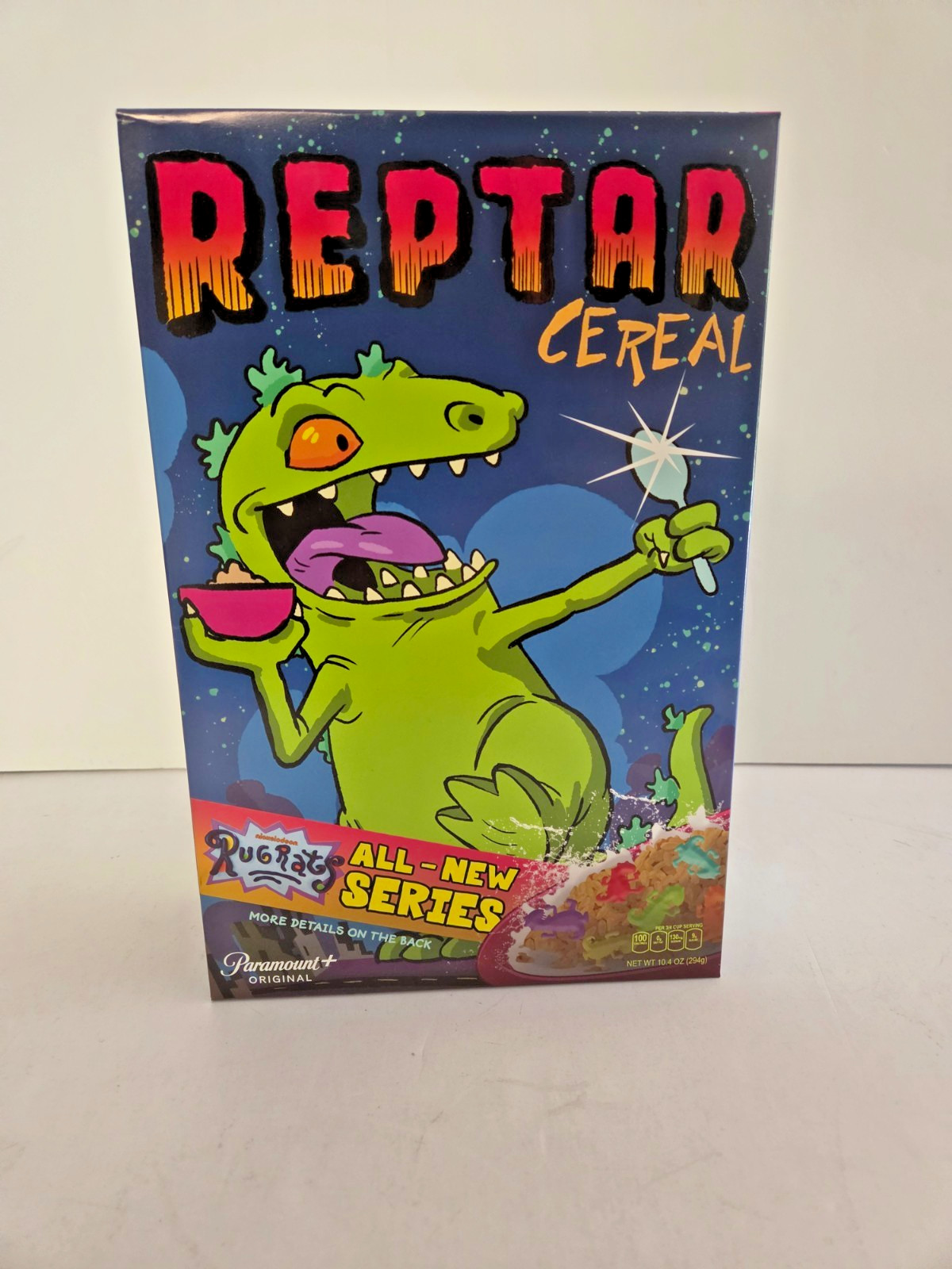 Nickelodeon Rugrats Reptar Cereal Box Promo Unopened Limited Edition Nickelodeon Rugrats Reptar Cereal Box Promo Unopened Limited Edition