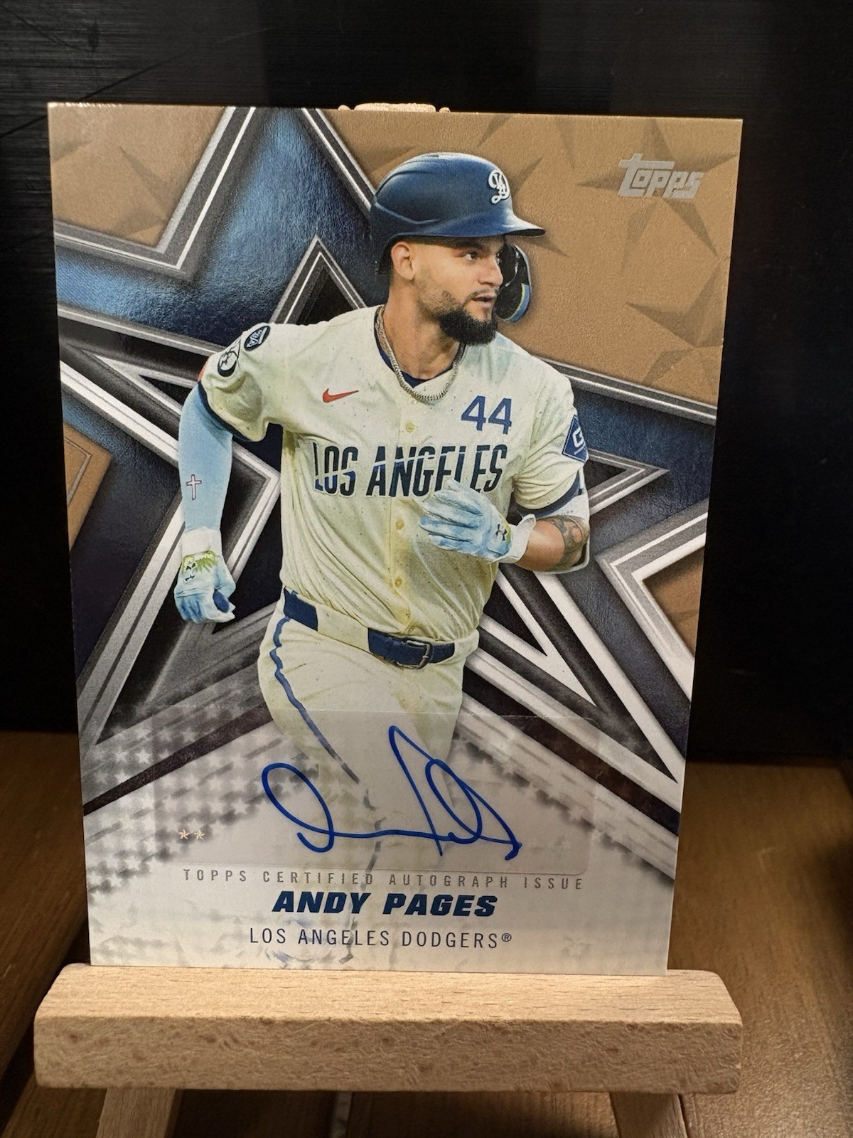 2025 Topps Series 2 - Baseball Stars Autographs Andy Pages #BSA2-AP Orange /25 2025 Topps Series 2 - Baseball Stars Autographs Andy Pages #BSA2-AP Orange /25