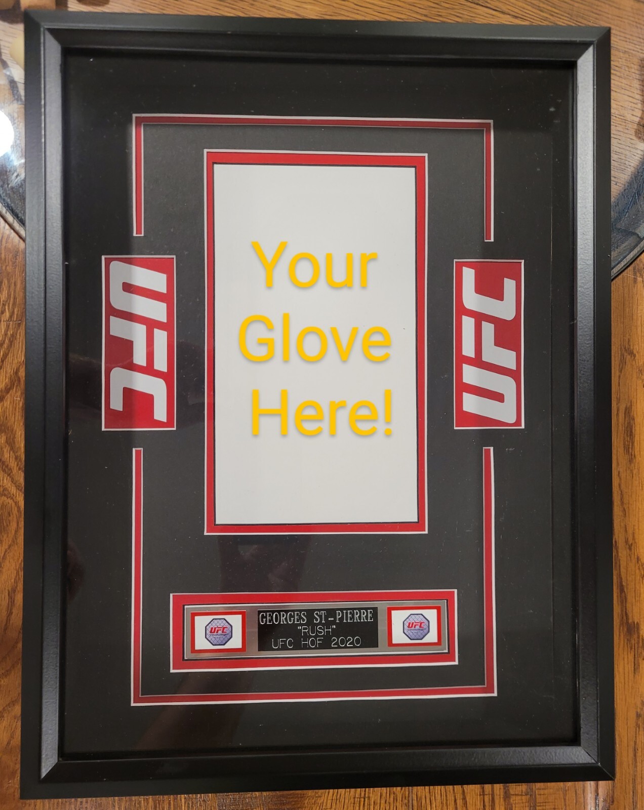 Frame your Signed autographed UFC glove CONOR MCGREGOR JON JONES KHABIB 1/1 AUTO