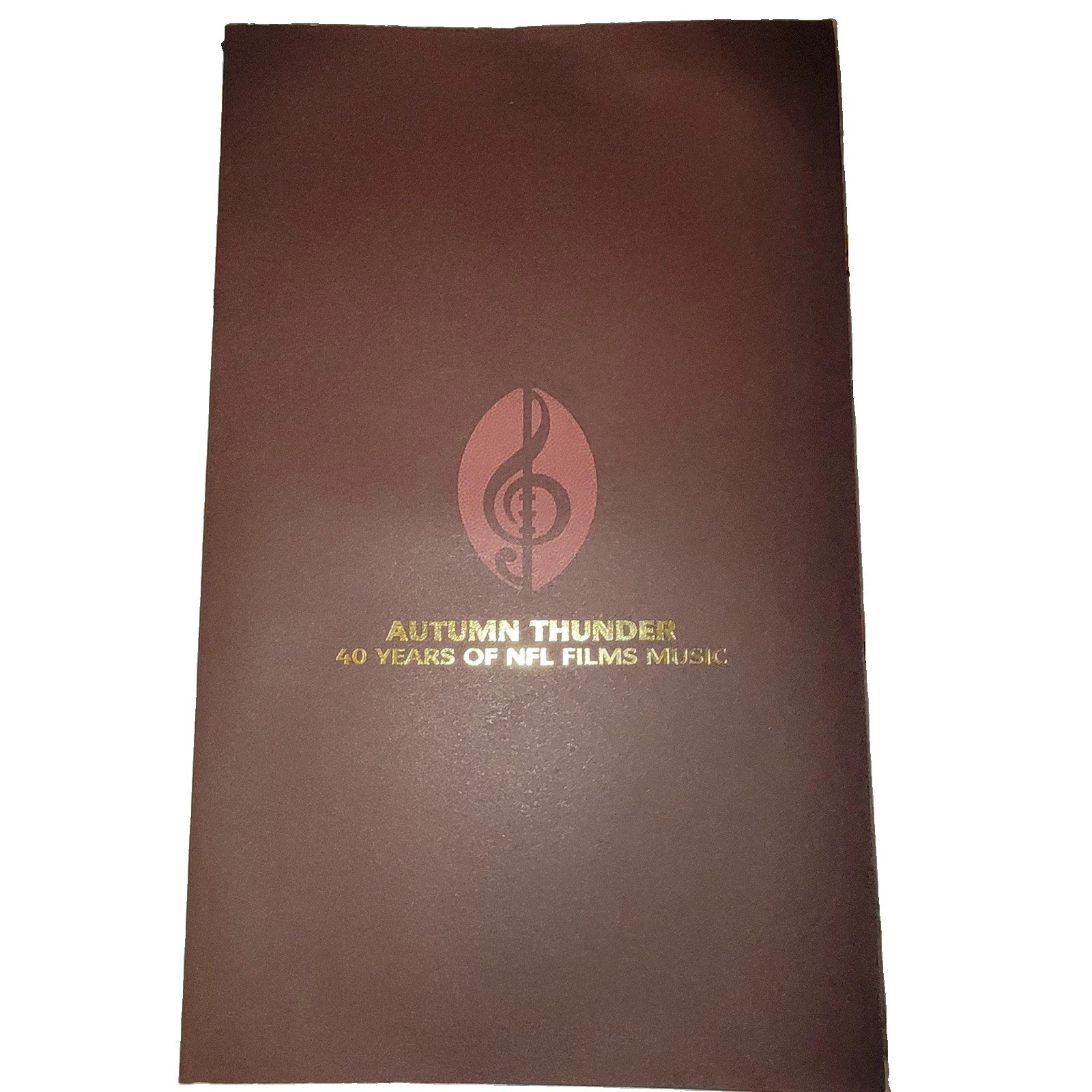 Autumn Thunder: 40 Years of NFL Films Music DVD Collectors Special Edition Book Autumn Thunder: 40 Years of NFL Films Music DVD Collectors Special Edition Book