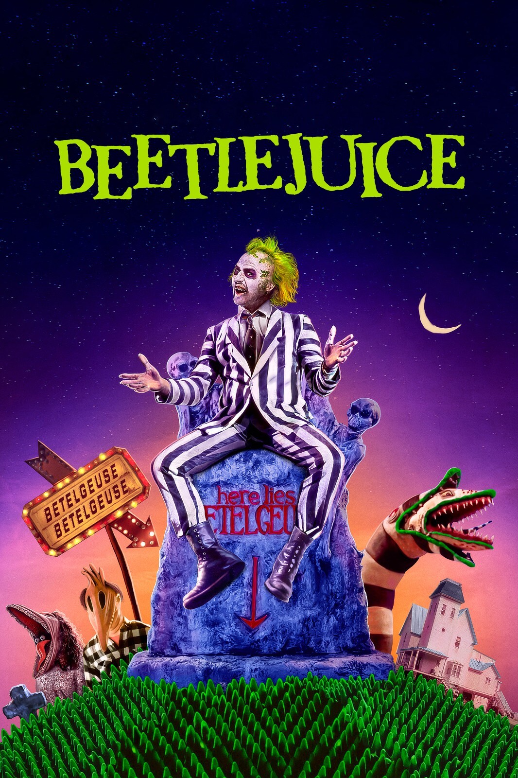 1988 Beetlejuice Movie Poster 11X17 Michael Keaton Winona Ryder Alec Baldwin 🍿 1988 Beetlejuice Movie Poster 11X17 Michael Keaton Winona Ryder Alec Baldwin 🍿
