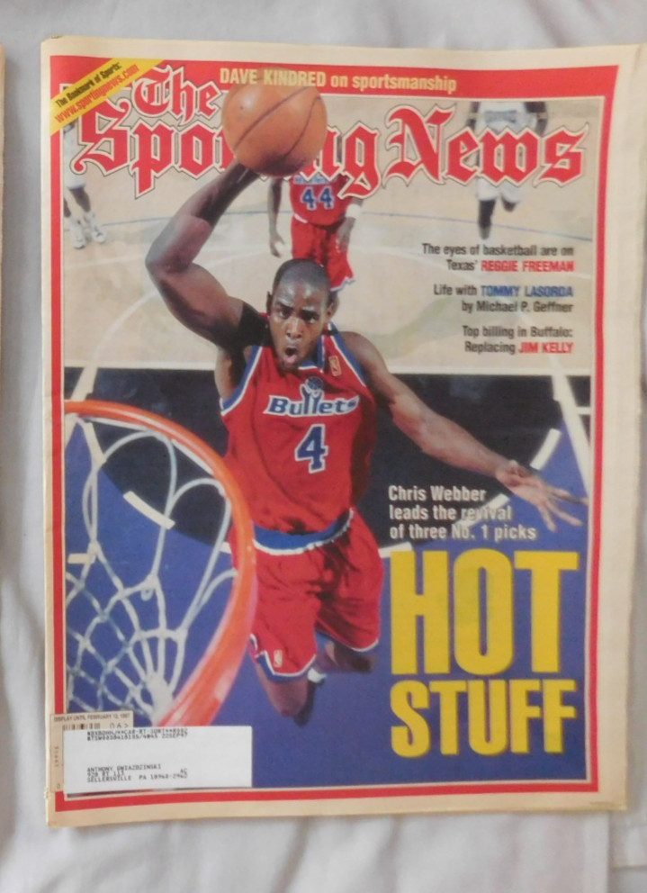 1997 Sporting News Basketball Pick one