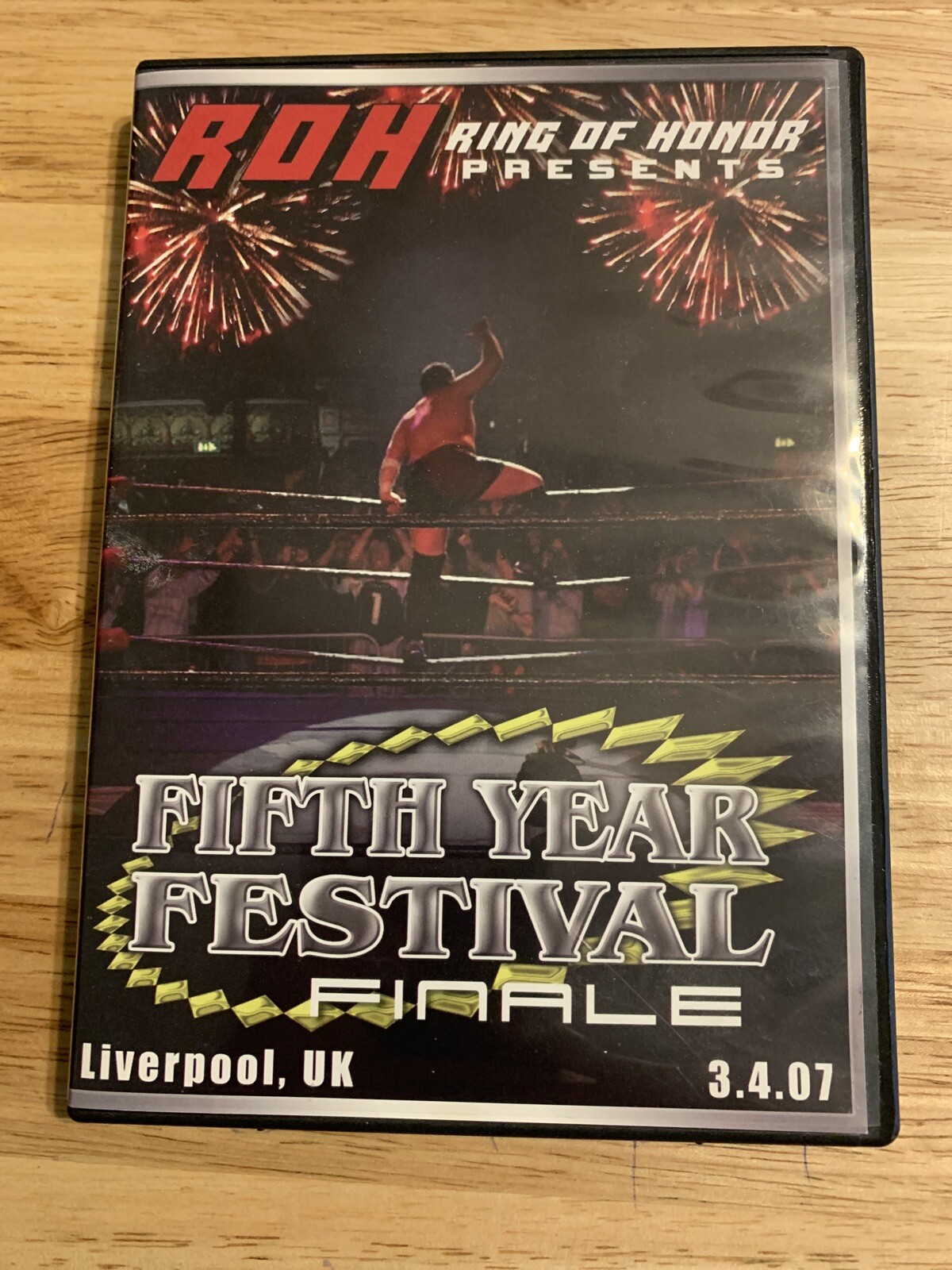 RING OF HONOR FIFTH YEAR FESTIVAL FINALE DVD 2007 *RARE* ROH WWE PWG TNA OOP RING OF HONOR FIFTH YEAR FESTIVAL FINALE DVD 2007 *RARE* ROH WWE PWG TNA OOP
