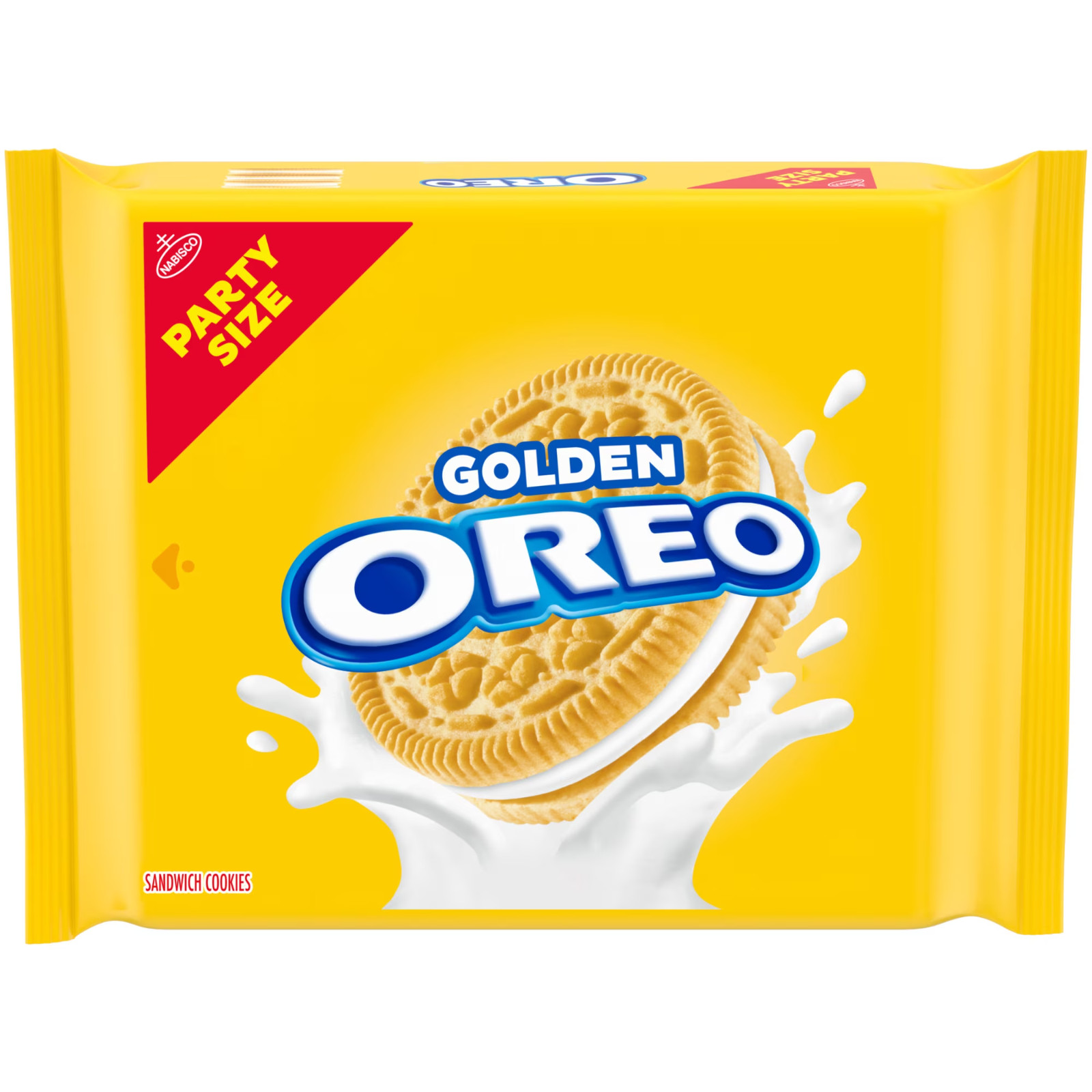 OREO Golden Sandwich Cookies, Party Size, 24.16 oz OREO Golden Sandwich Cookies, Party Size, 24.16 oz