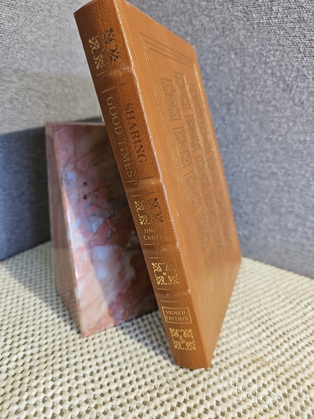 SIGNED Easton Press JIMMY CARTER SHARING GOOD TIMES 