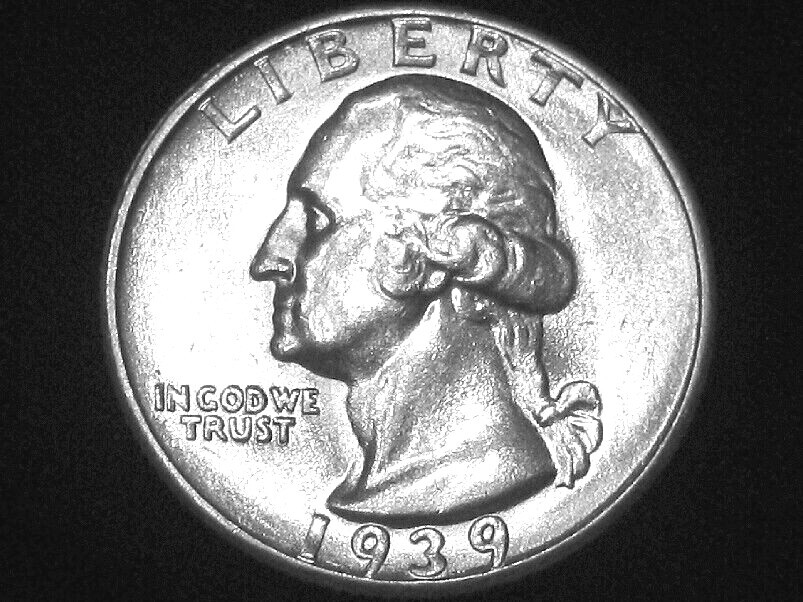 1939-S Washington Quarter --- Almost Uncirculated +++ Looks BU 