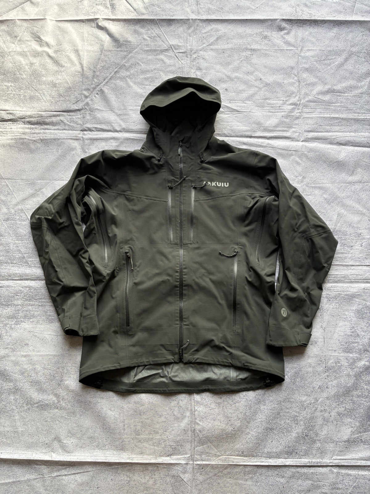 Kuiu Kutana Storm Shell Jacket Men’s XL Grey Hunting Rain Kuiu Kutana Storm Shell Jacket Men’s XL Grey Hunting Rain