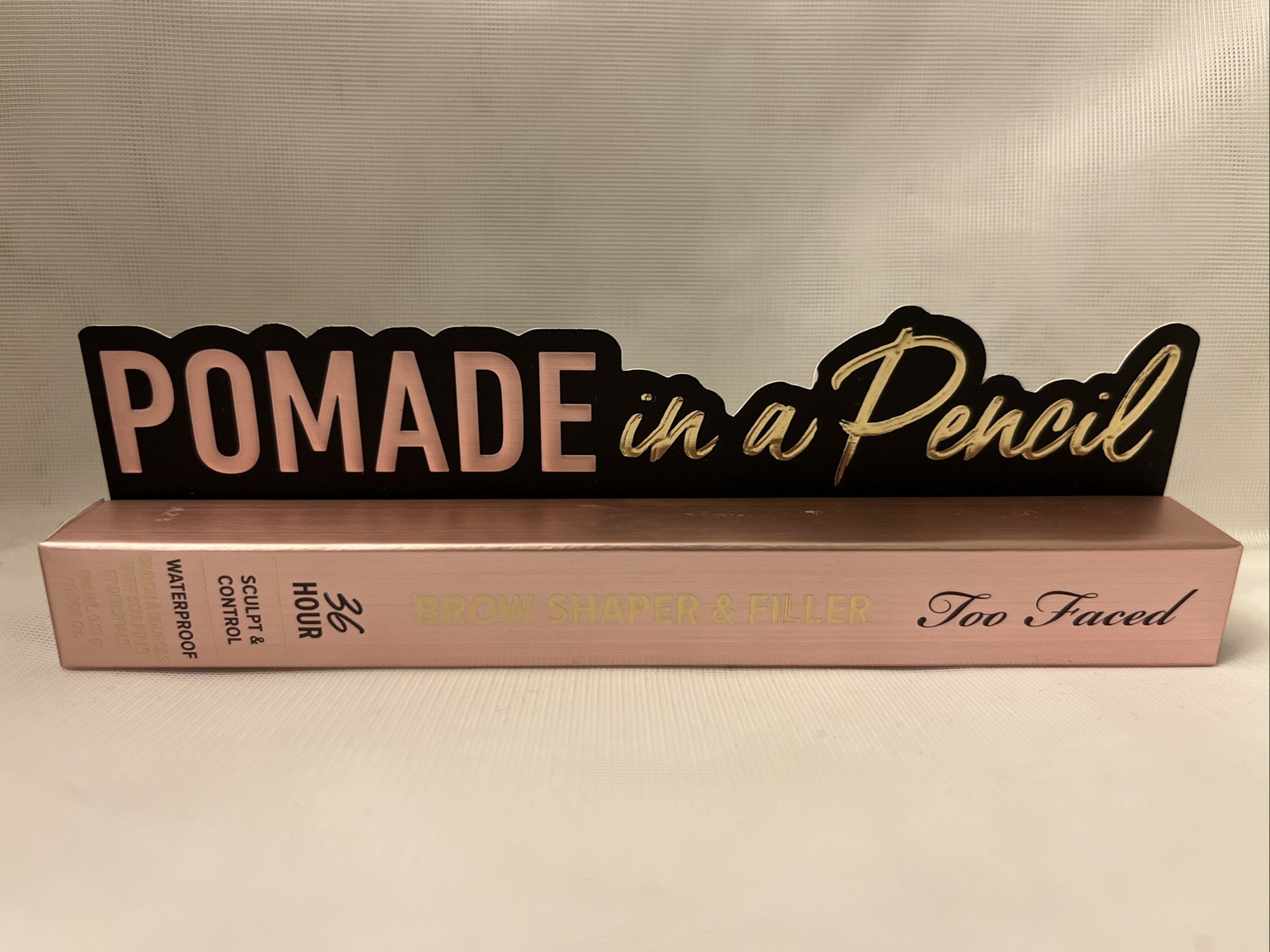 Too Faced Pomade in a Pencil Brow Shaper & Filler Pencil~AUBURN