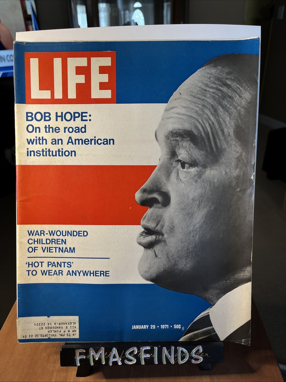 DZ 1971 BOB HOPE January 29 LIFE MAGAZINE DZ 1971 BOB HOPE January 29 LIFE MAGAZINE