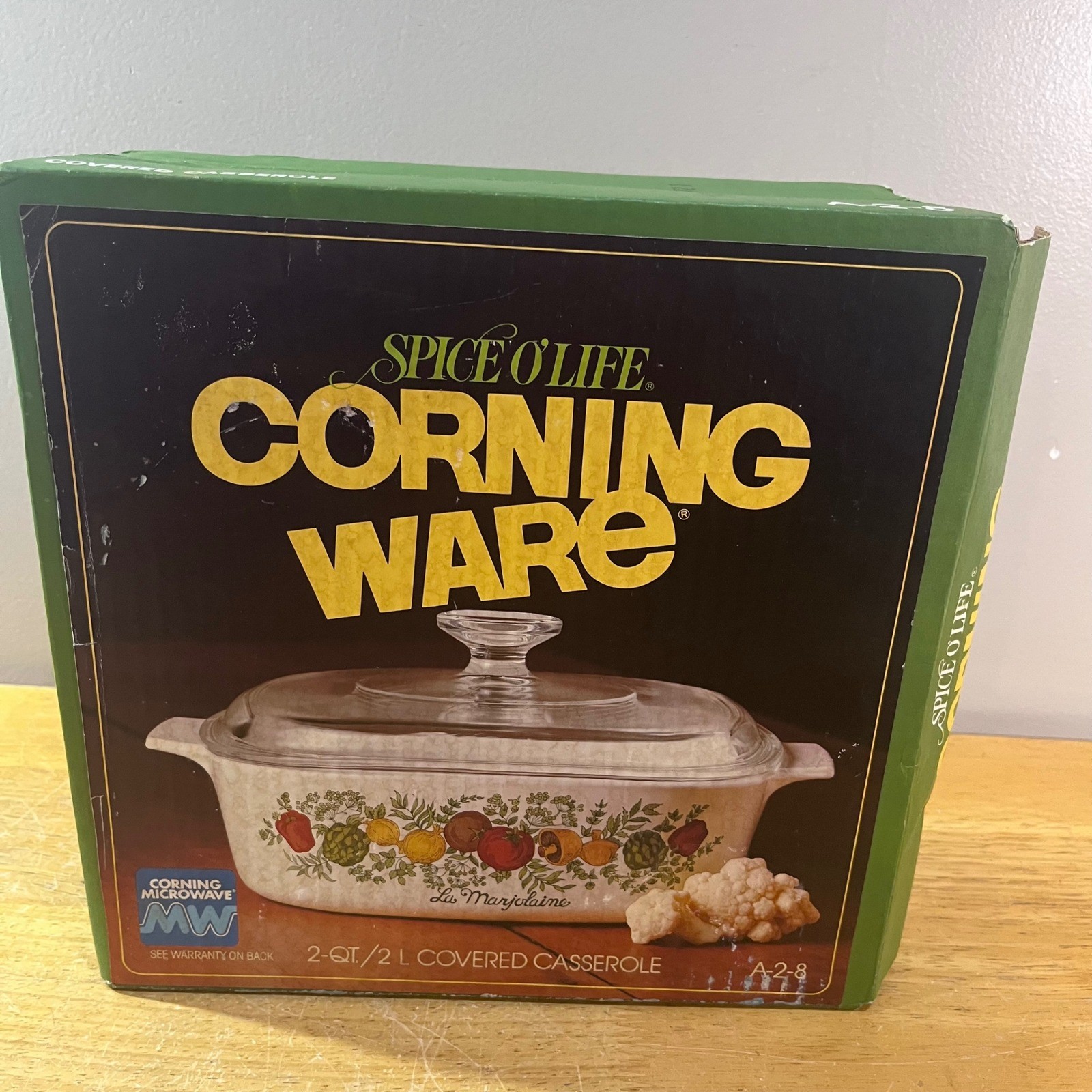 Vtg Corning Ware Spice O Life La Marjolaine 2 Qt Covered Casserole A-2-8 NIB