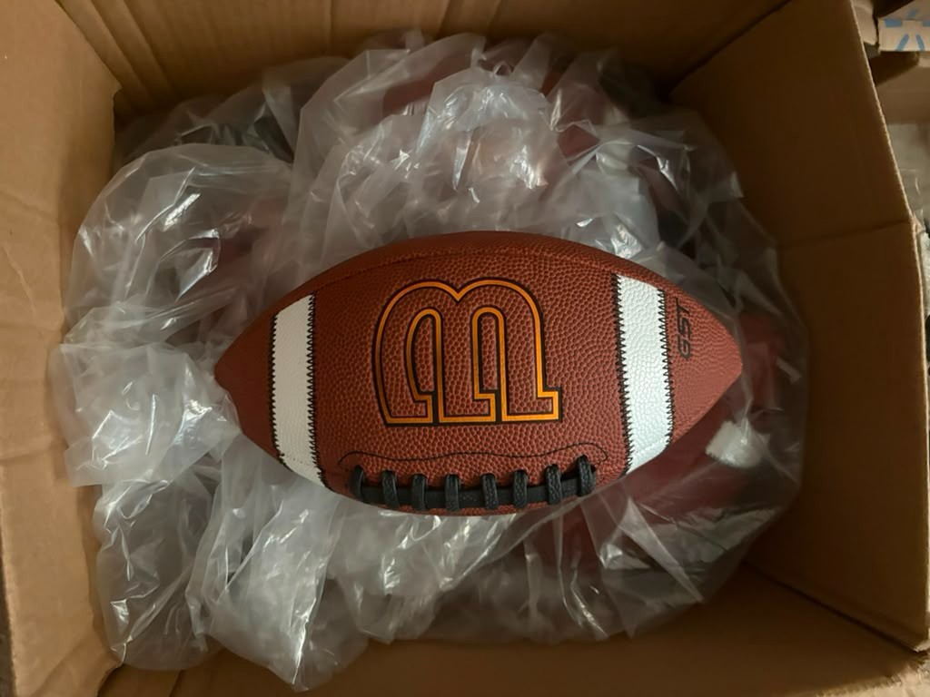 Wilson GST TDY Youth Size Age 12-14 Leather Youth Football Wilson GST TDY Youth Size Age 12-14 Leather Youth Football