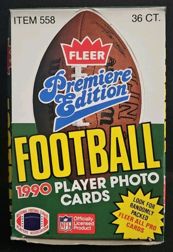 1990 Fleer Premier Edition NFL Football 36ct Box 1990 Fleer Premier Edition NFL Football 36ct Box