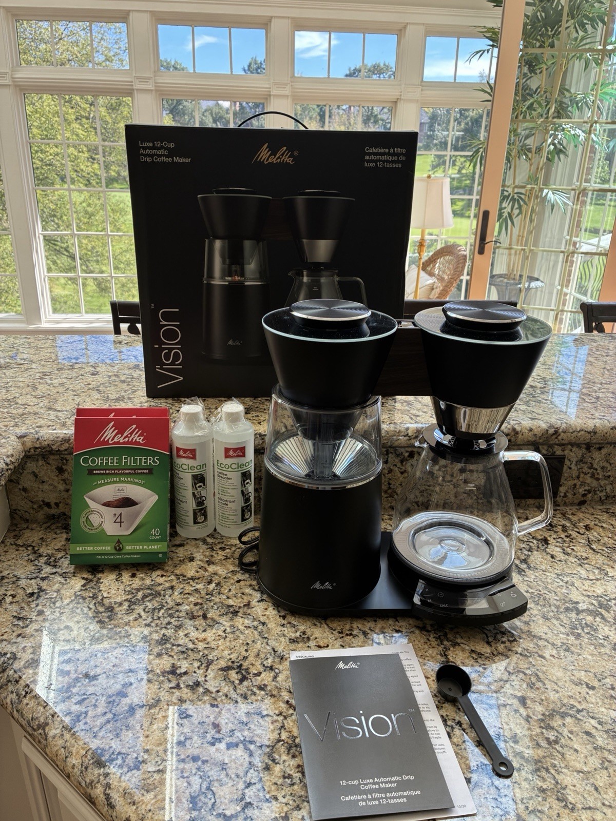Melitta Vision Drip Coffee Maker 12 Cup barely used 