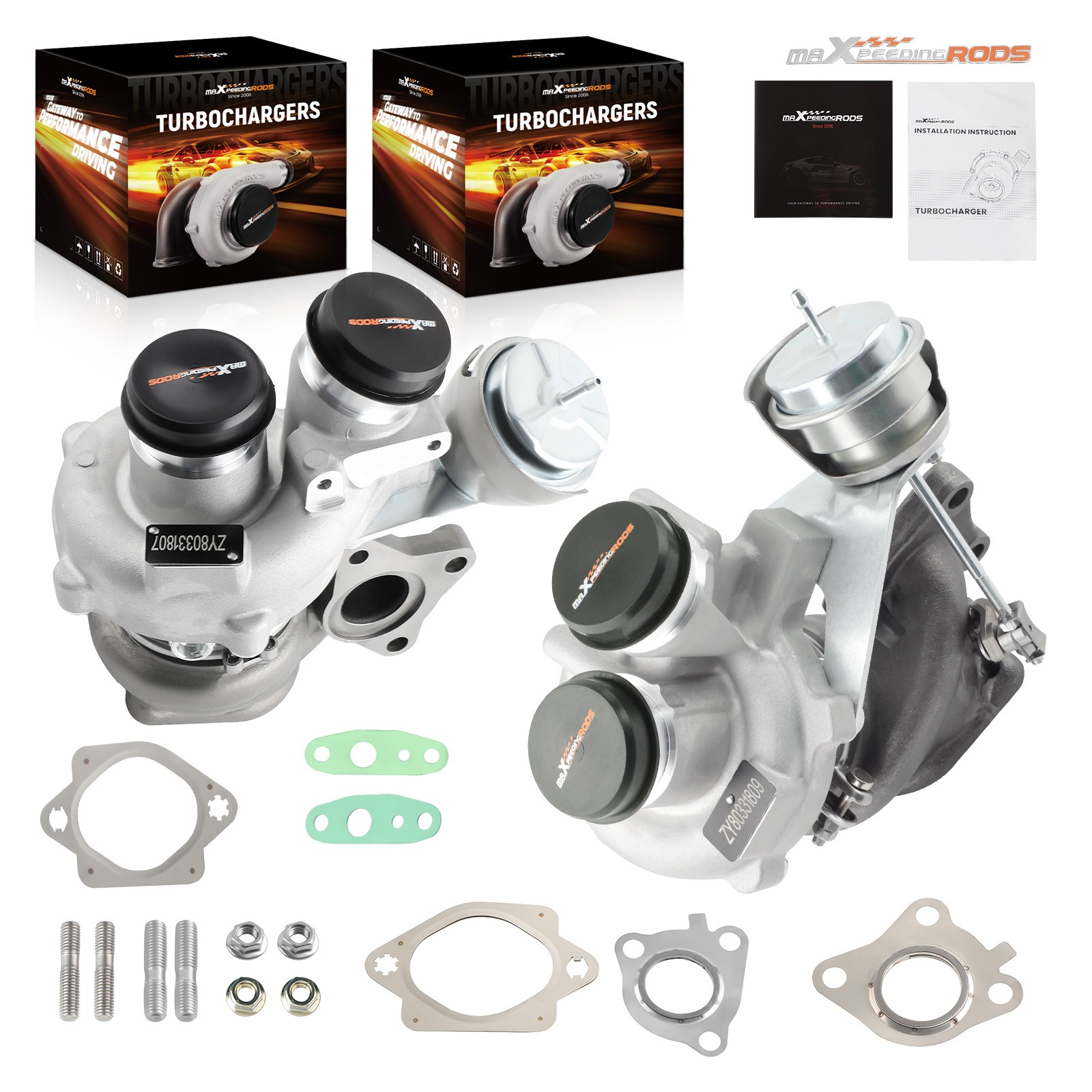 K03 Twin Turbo Billet Turbocharger for Ford 3.5L F150 Expedition 2013-2016 V6 K03 Twin Turbo Billet Turbocharger for Ford 3.5L F150 Expedition 2013-2016 V6