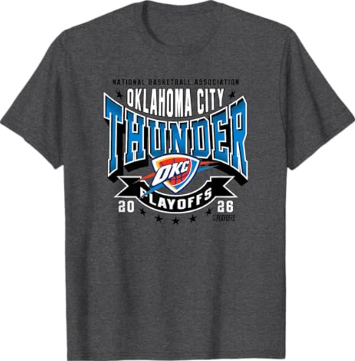 NBA Official 2026 Playoffs Oklahoma City Thunder Next T-Shirt NBA Official 2026 Playoffs Oklahoma City Thunder Next T-Shirt