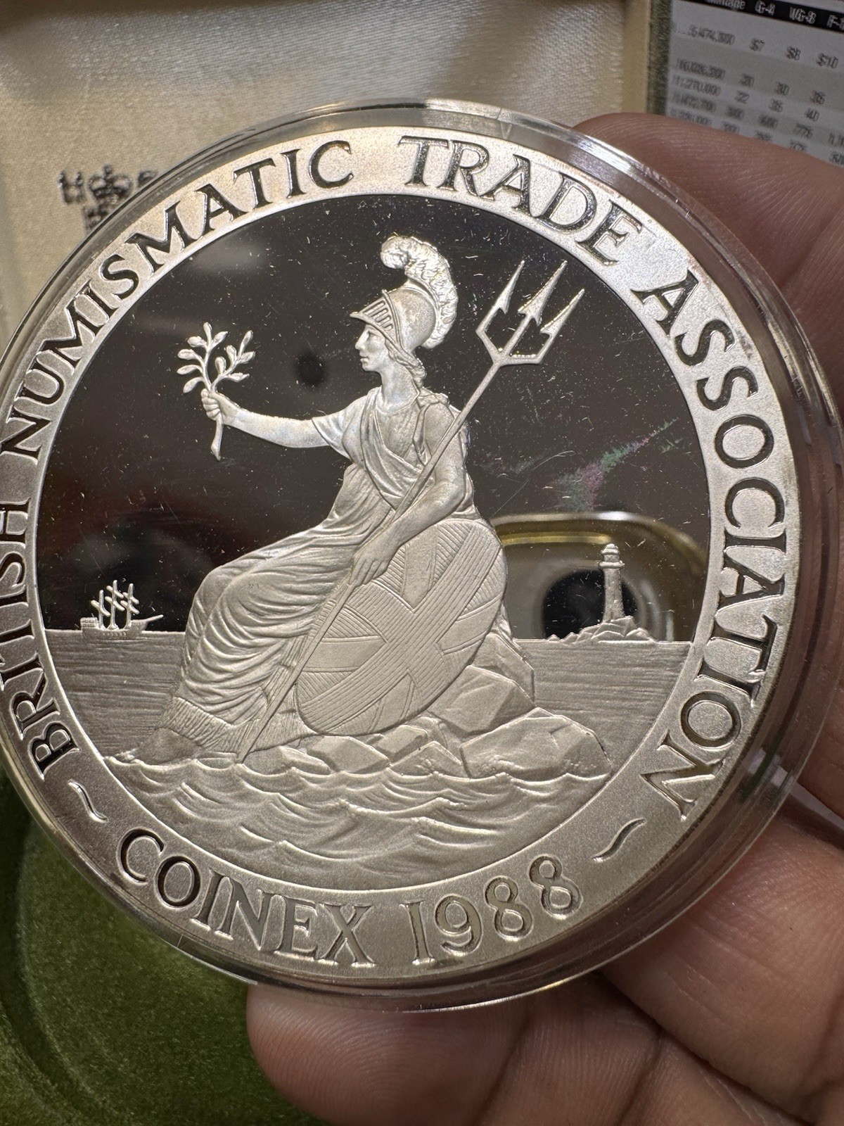 RARE 1988 William & Mary 5oz .999 Silver Royal Mint Medal #014/500 w/ Box & COA