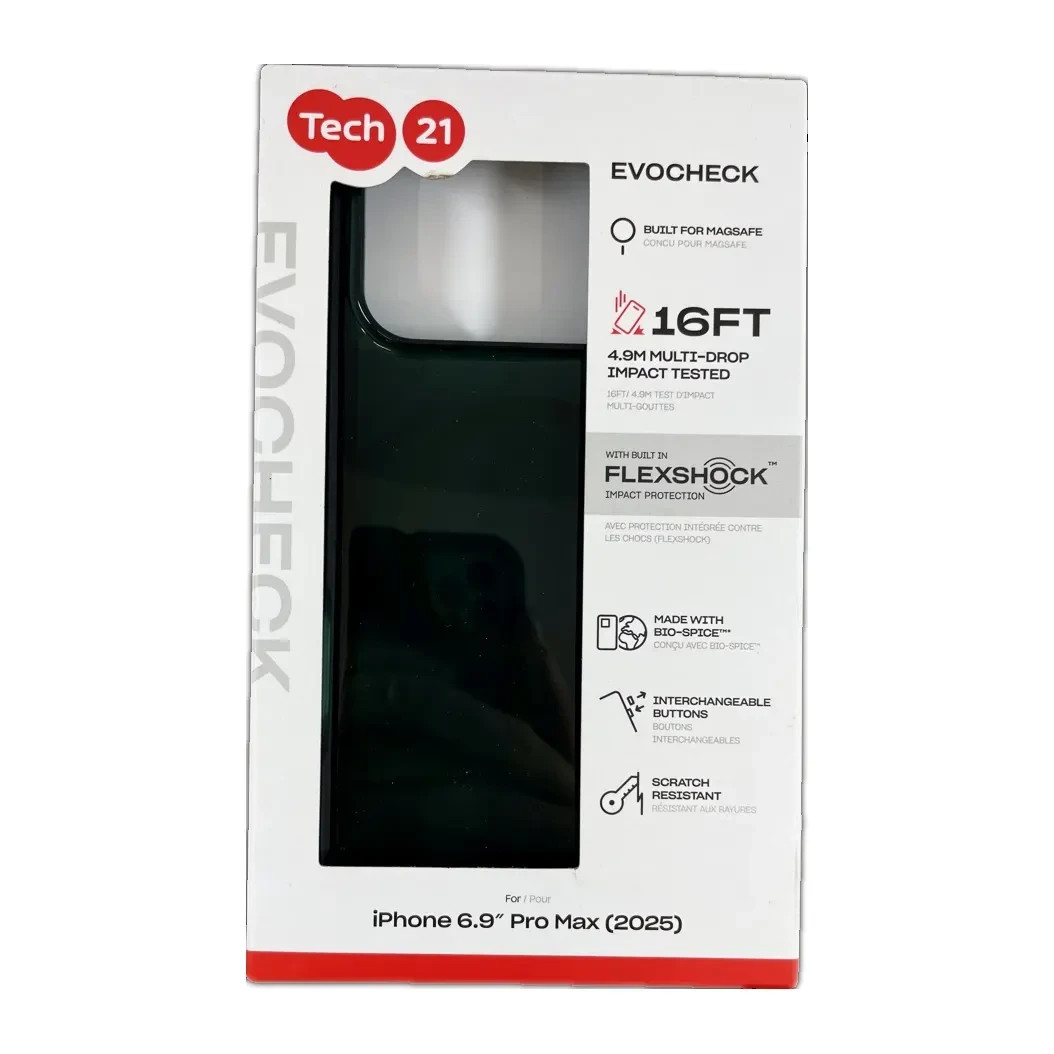 Tech21 EvoCheck Case for iPhone 17 Pro Max (6.9 Tech21 EvoCheck Case for iPhone 17 Pro Max (6.9